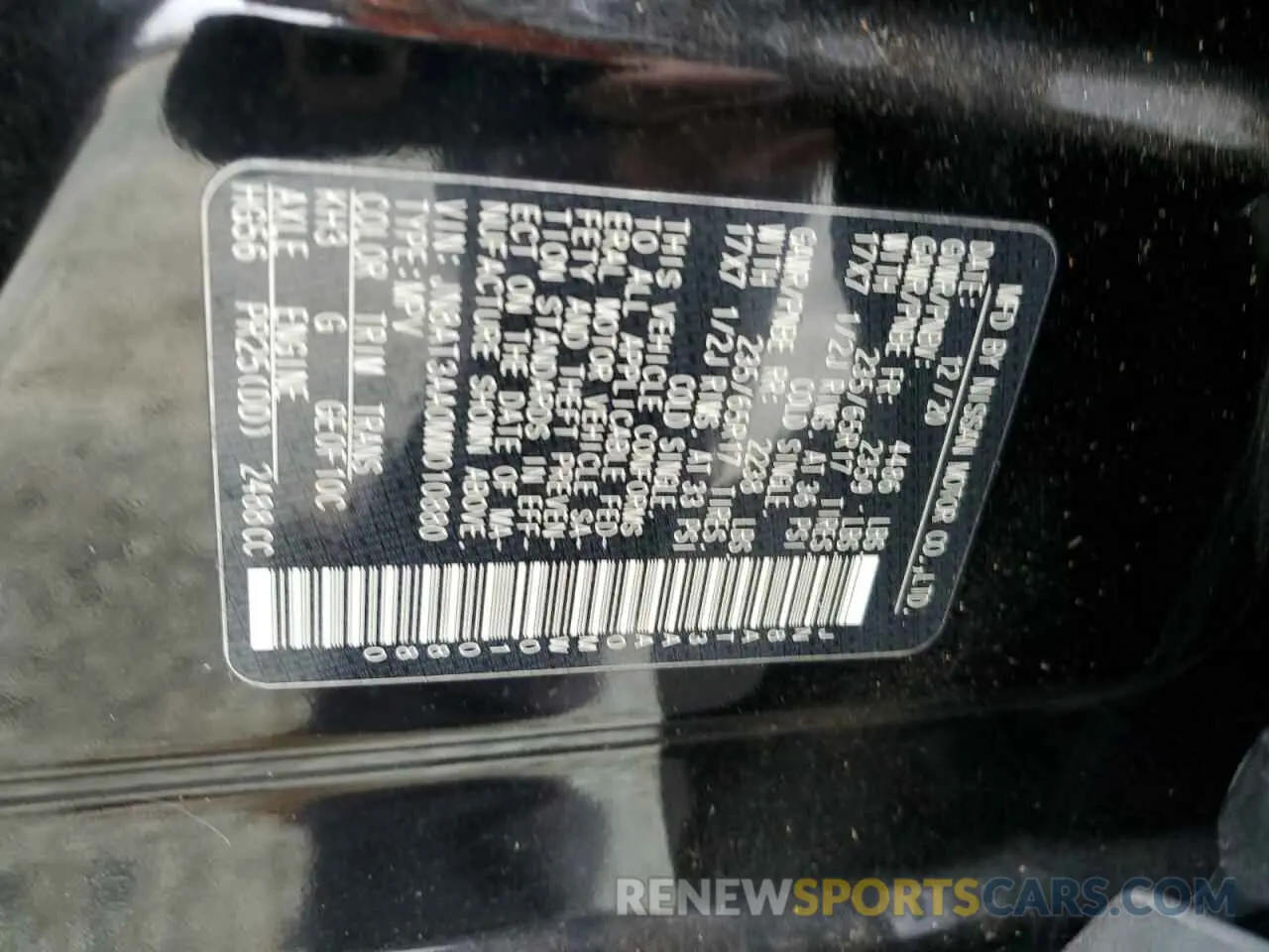 13 Photograph of a damaged car JN8AT3AA0MW010880 NISSAN ROGUE 2021