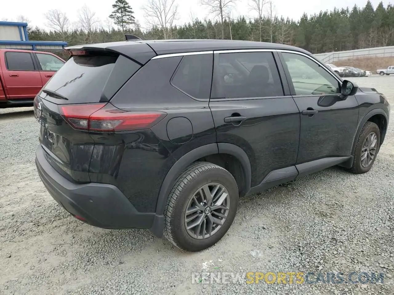 3 Photograph of a damaged car JN8AT3AA0MW010880 NISSAN ROGUE 2021