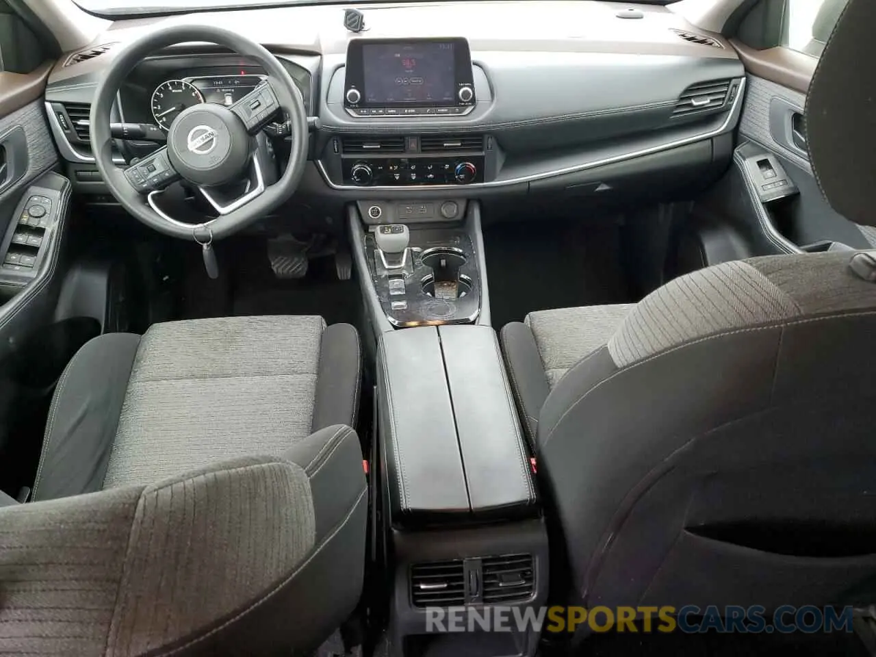 8 Photograph of a damaged car JN8AT3AA0MW010880 NISSAN ROGUE 2021