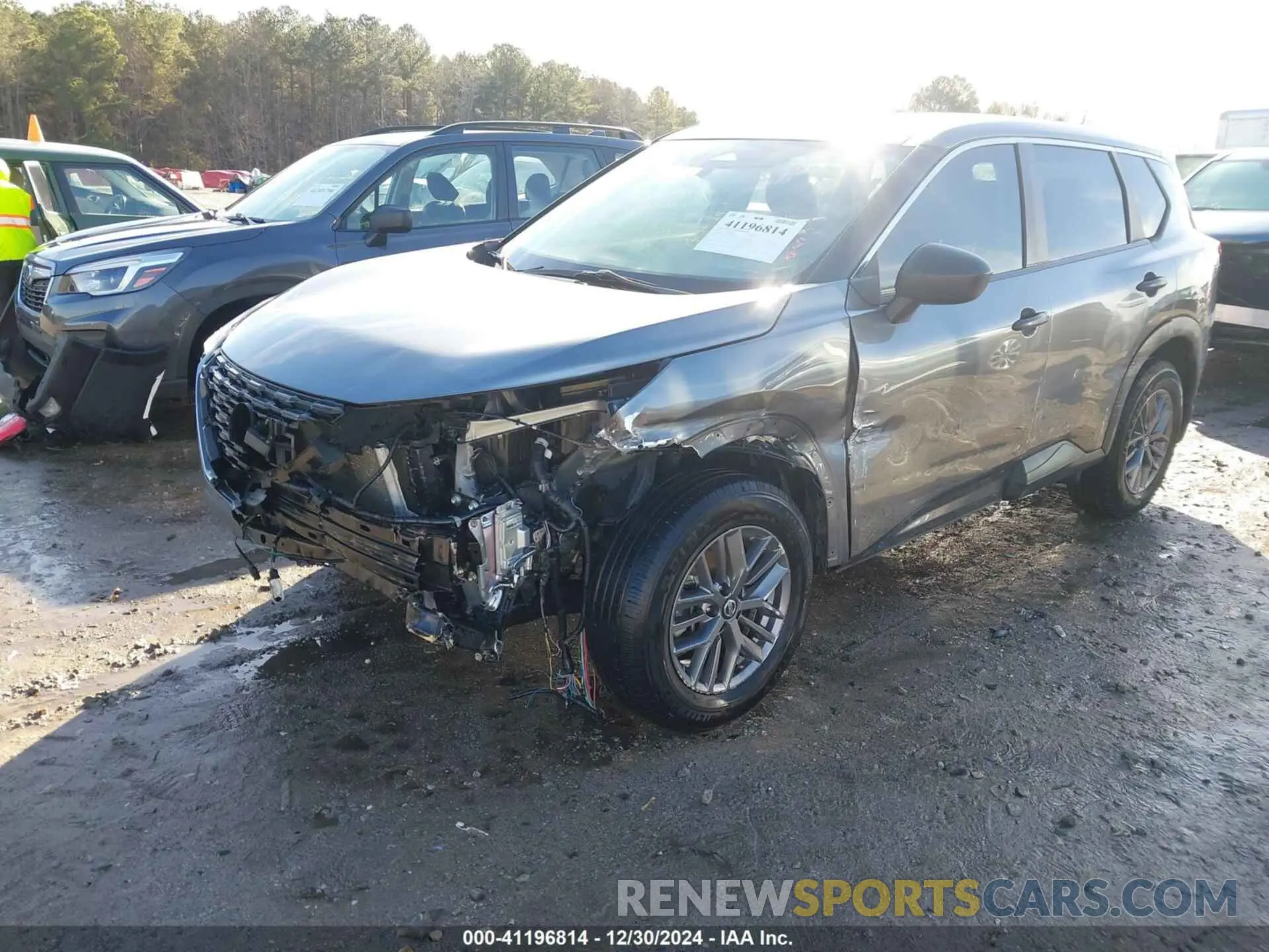 2 Photograph of a damaged car JN8AT3AA1MW002853 NISSAN ROGUE 2021