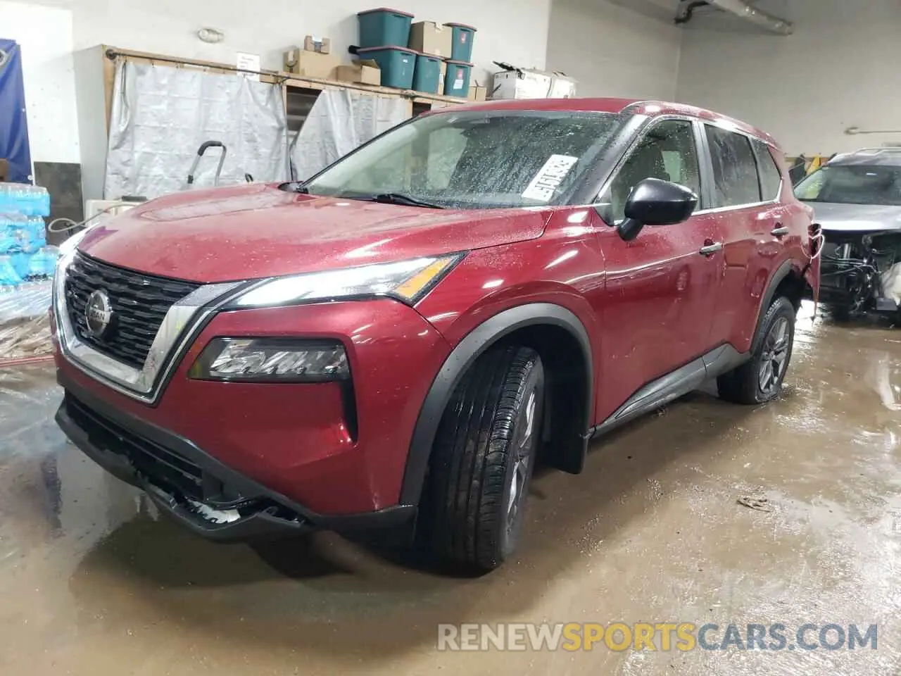 1 Photograph of a damaged car JN8AT3AA2MW007558 NISSAN ROGUE 2021
