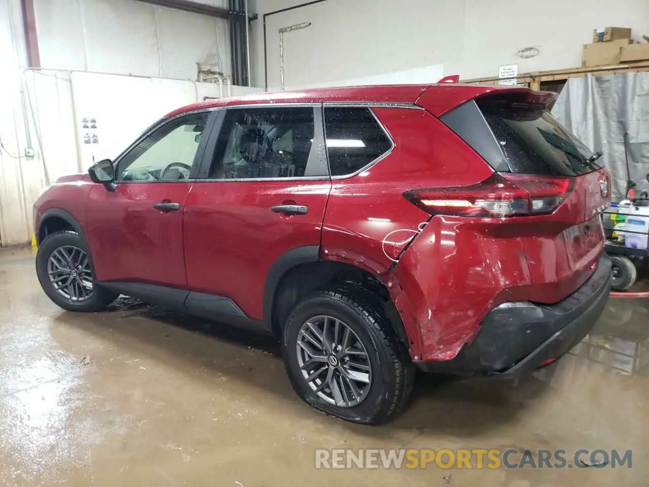 2 Photograph of a damaged car JN8AT3AA2MW007558 NISSAN ROGUE 2021