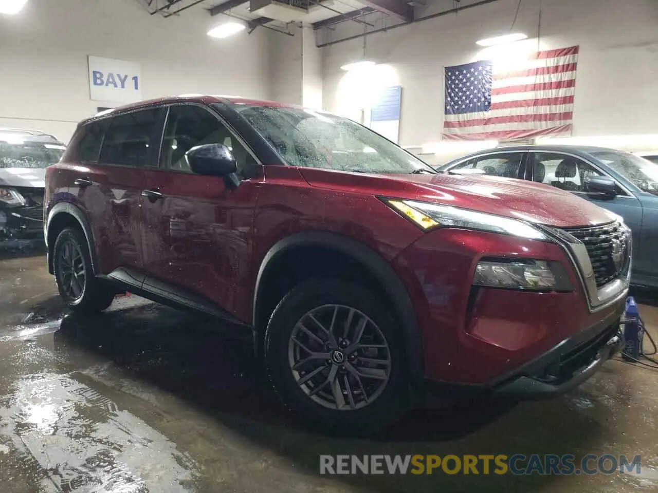 4 Photograph of a damaged car JN8AT3AA2MW007558 NISSAN ROGUE 2021