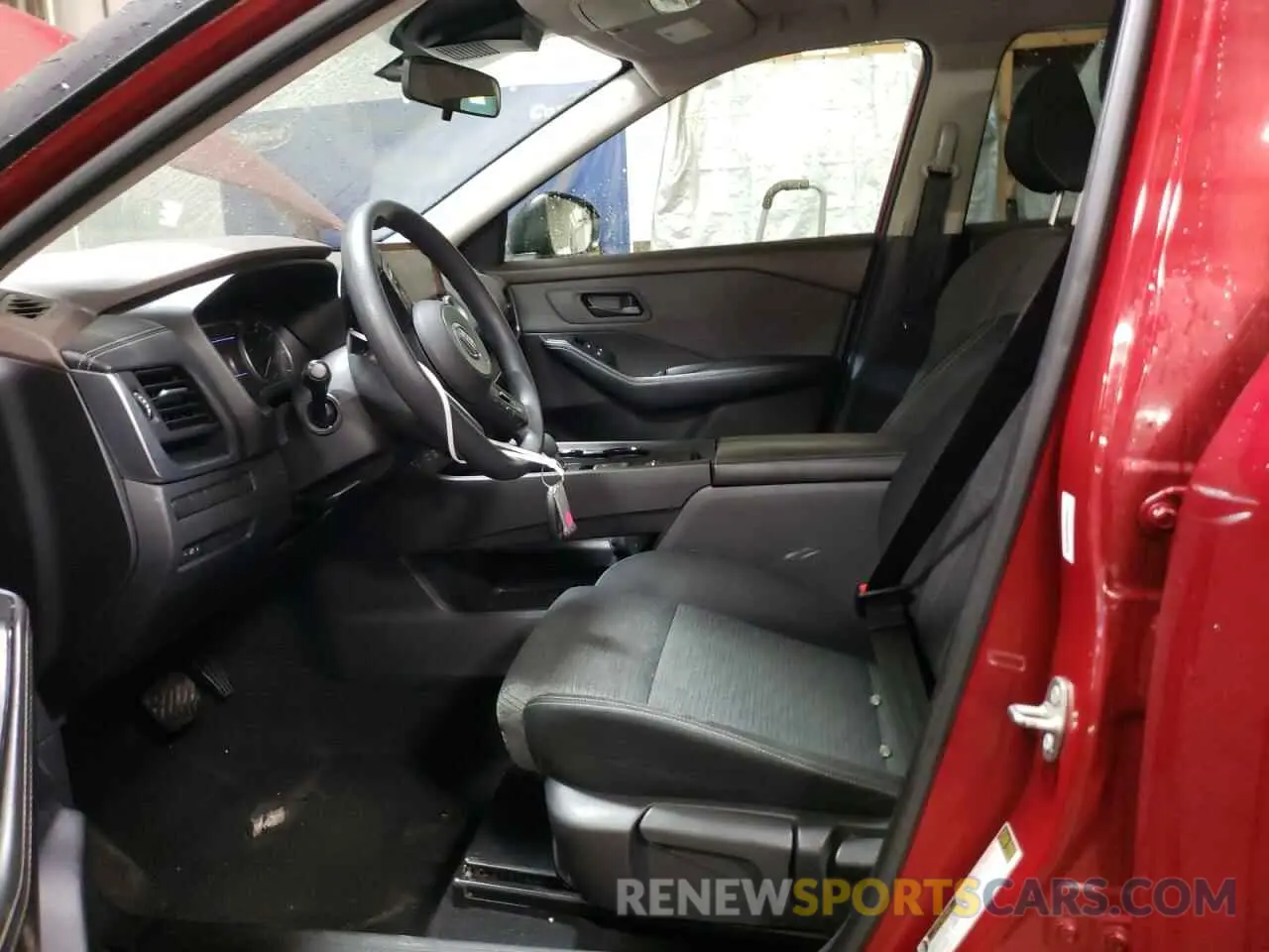 7 Photograph of a damaged car JN8AT3AA2MW007558 NISSAN ROGUE 2021