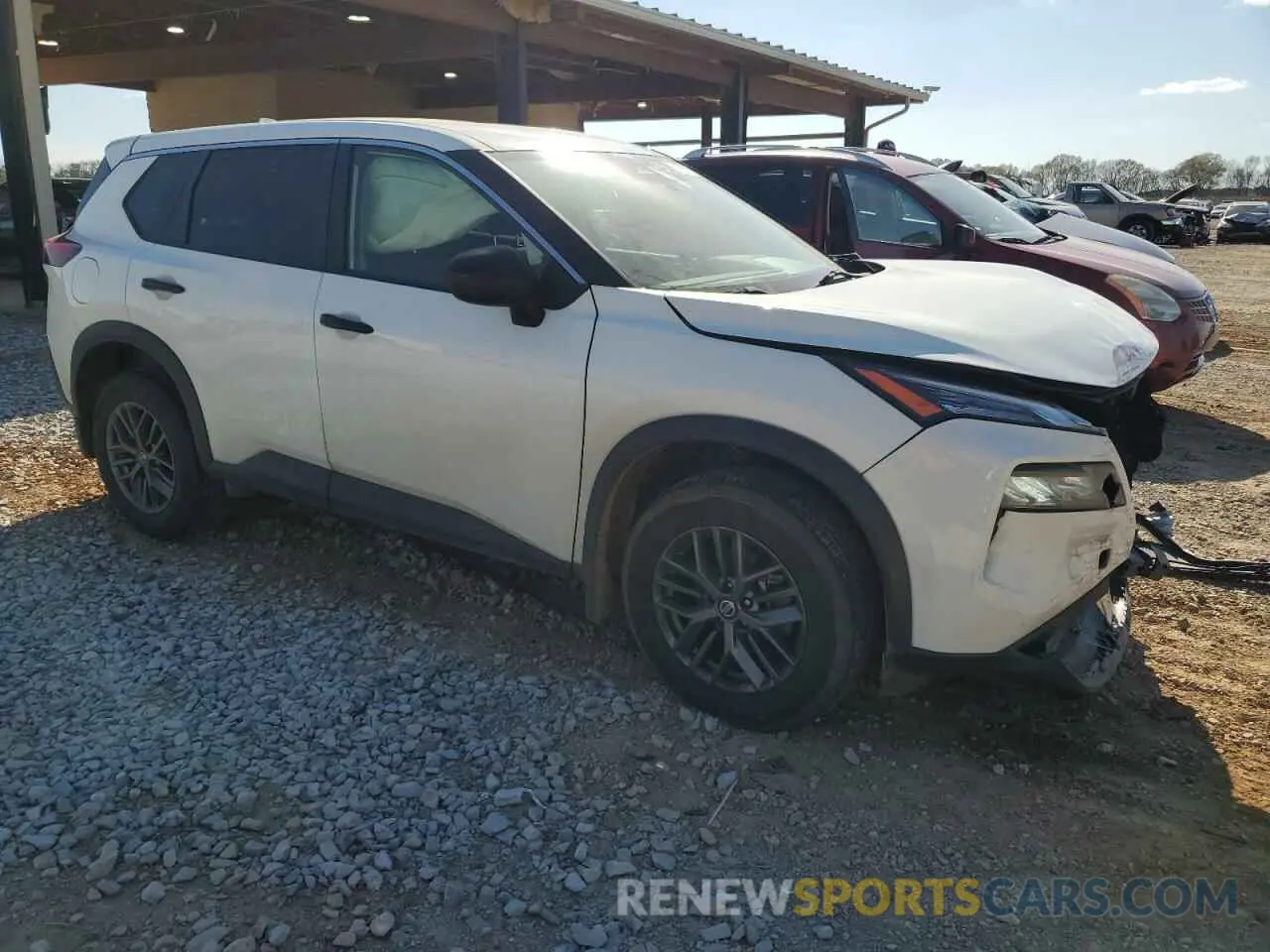 4 Photograph of a damaged car JN8AT3AA3MW003258 NISSAN ROGUE 2021