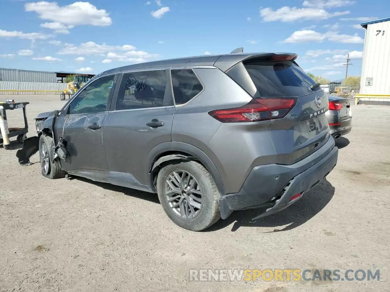 2 Photograph of a damaged car JN8AT3AA3MW005088 NISSAN ROGUE 2021
