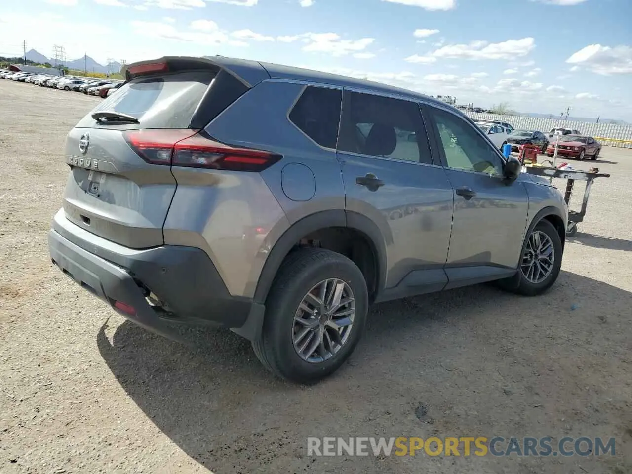 3 Photograph of a damaged car JN8AT3AA3MW005088 NISSAN ROGUE 2021