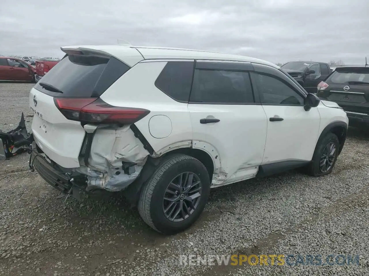 3 Photograph of a damaged car JN8AT3AA3MW011246 NISSAN ROGUE 2021