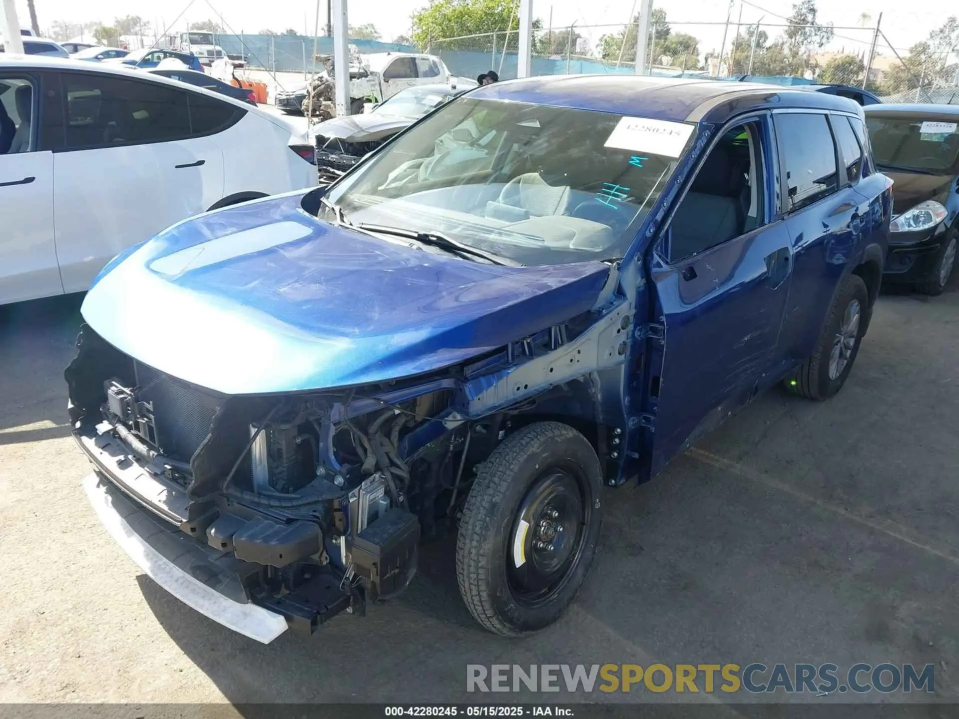 2 Photograph of a damaged car JN8AT3AA3MW011845 NISSAN ROGUE 2021