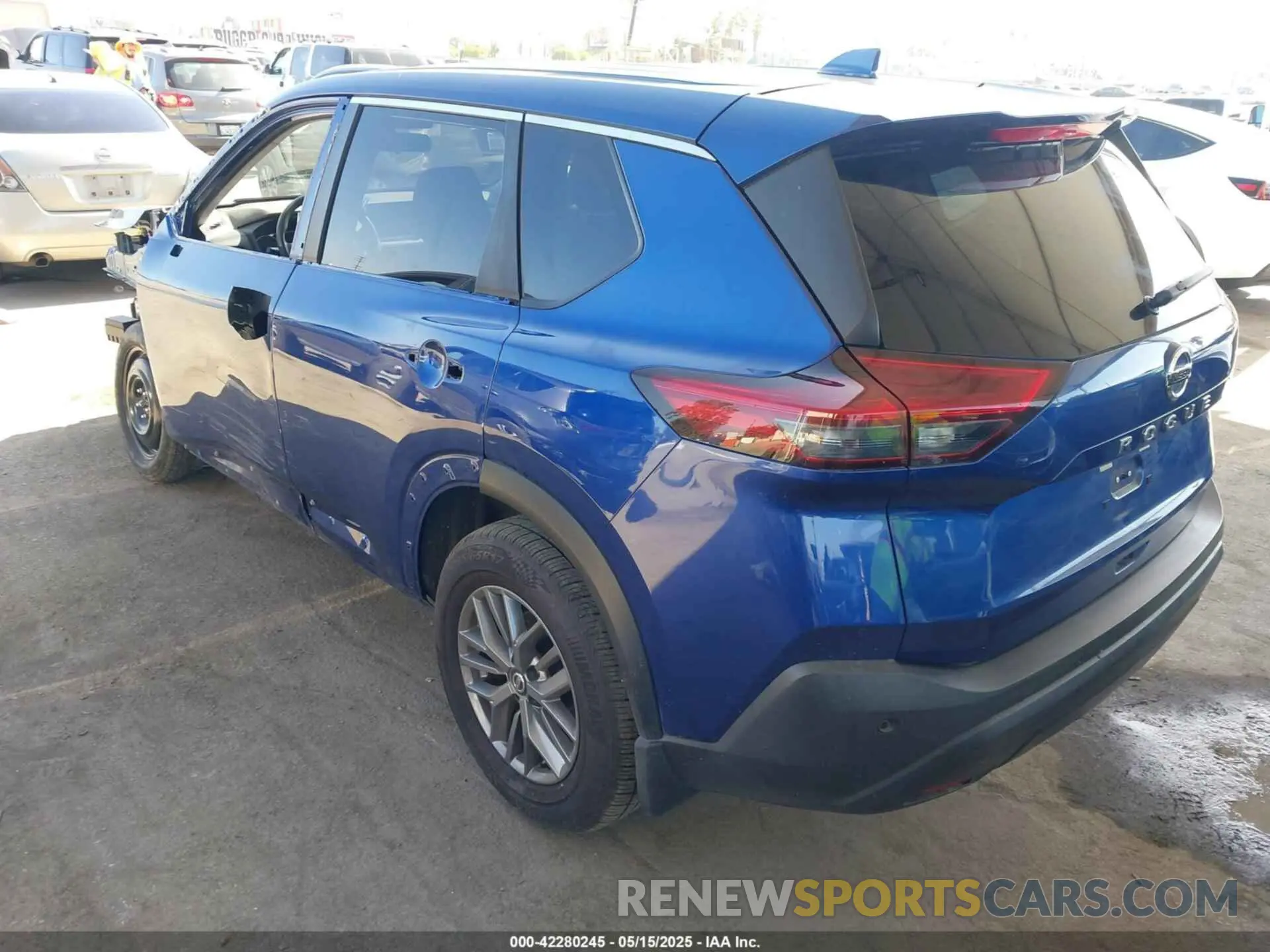 3 Photograph of a damaged car JN8AT3AA3MW011845 NISSAN ROGUE 2021