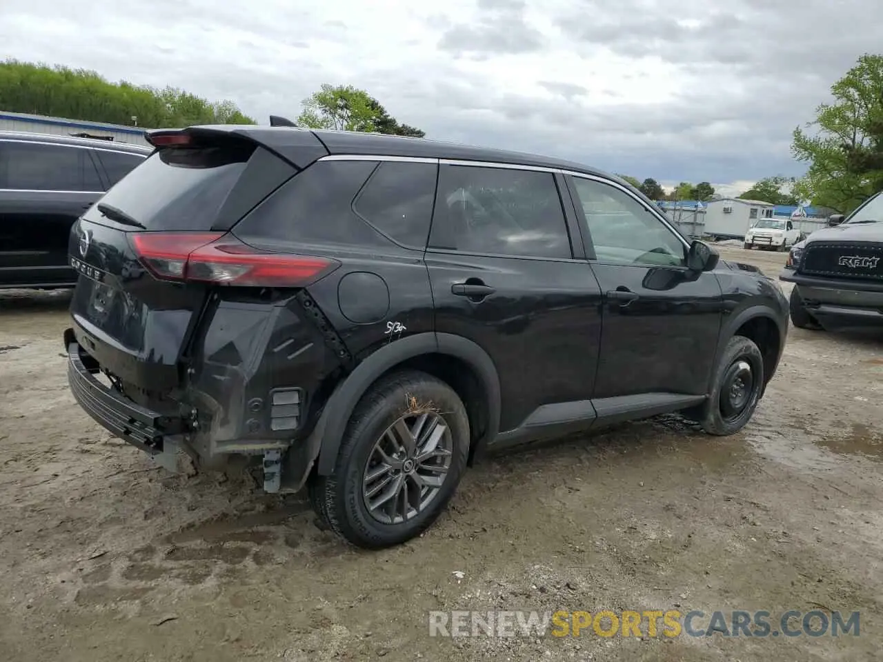3 Photograph of a damaged car JN8AT3AA3MW012056 NISSAN ROGUE 2021