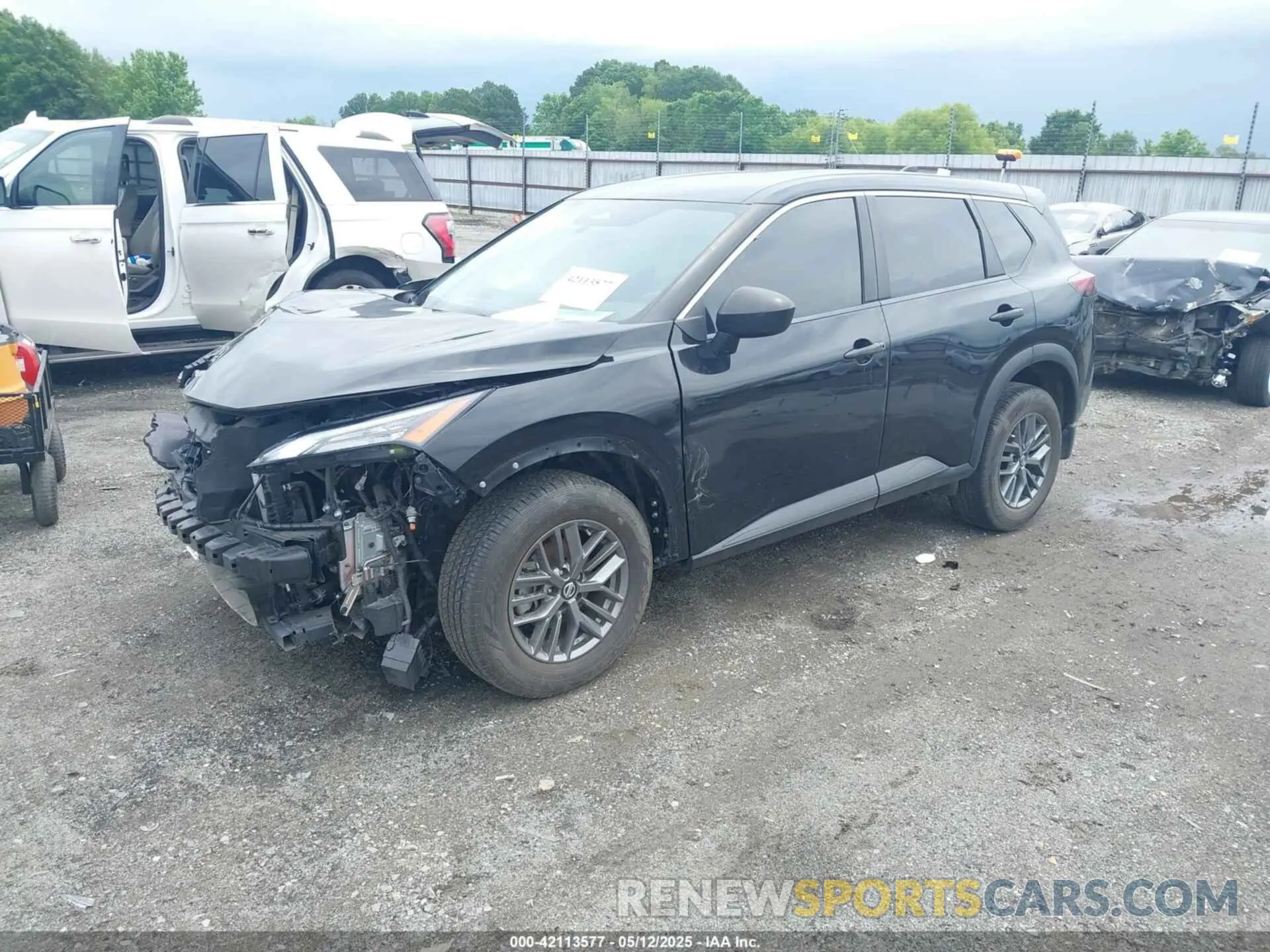 2 Photograph of a damaged car JN8AT3AA3MW015085 NISSAN ROGUE 2021