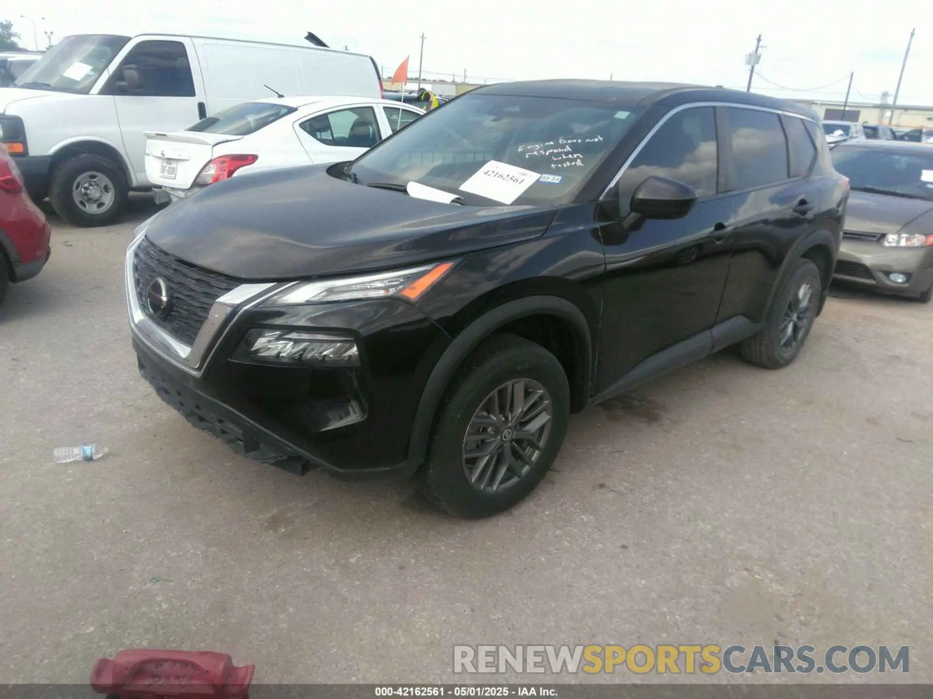 2 Photograph of a damaged car JN8AT3AA7MW004607 NISSAN ROGUE 2021