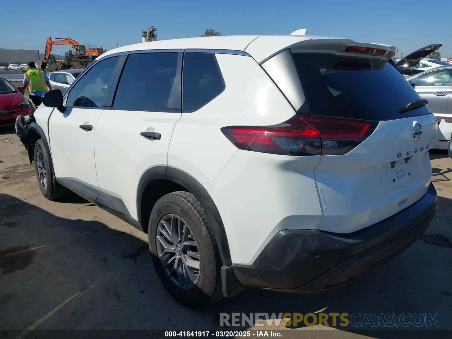 3 Photograph of a damaged car JN8AT3AA8MW006088 NISSAN ROGUE 2021