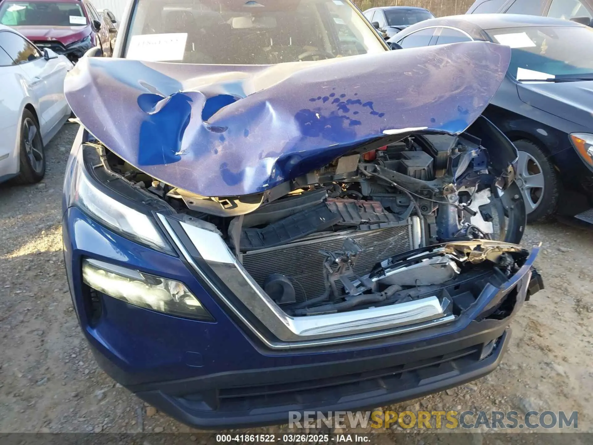 17 Photograph of a damaged car JN8AT3AA8MW018600 NISSAN ROGUE 2021