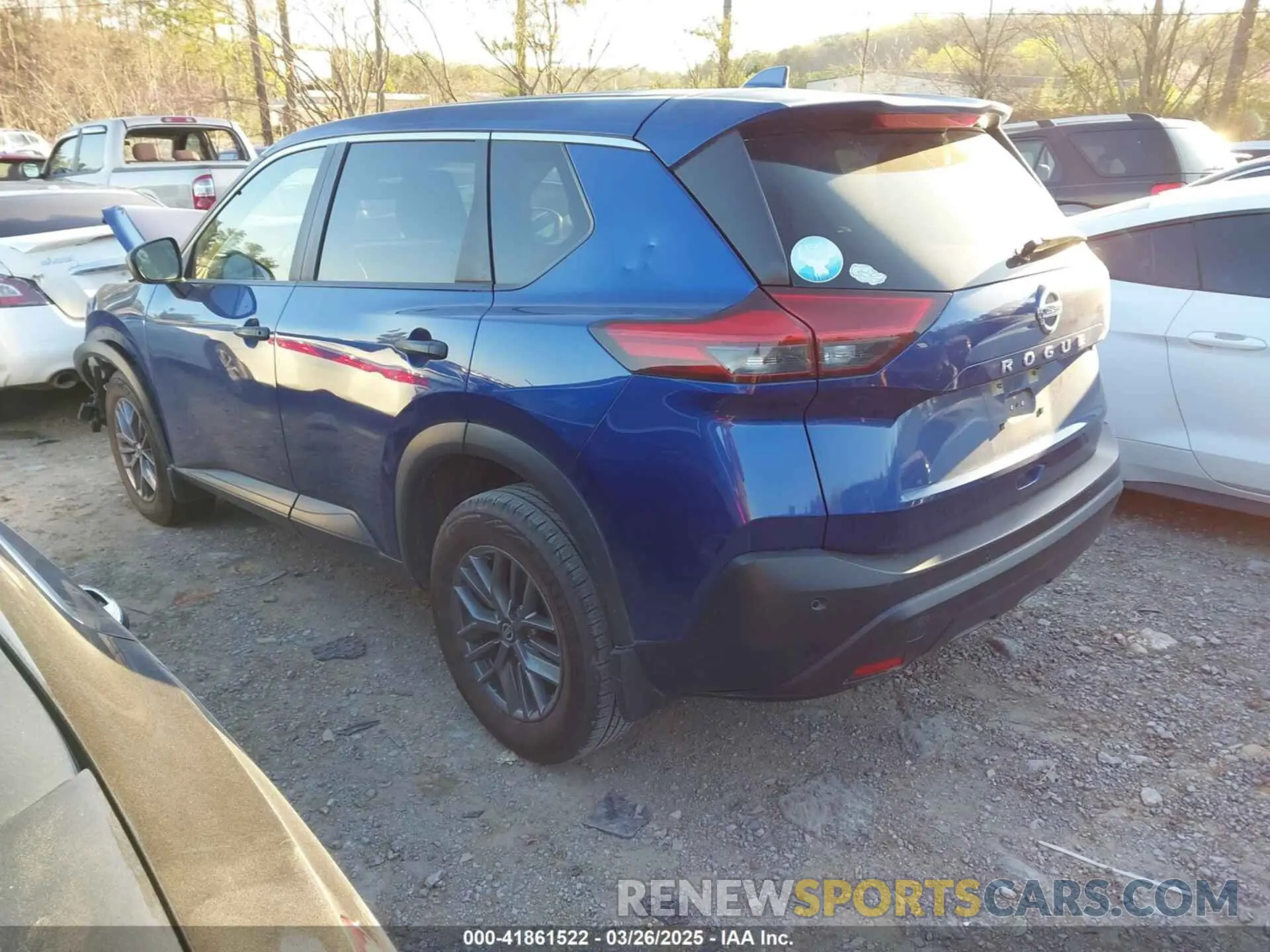 3 Photograph of a damaged car JN8AT3AA8MW018600 NISSAN ROGUE 2021