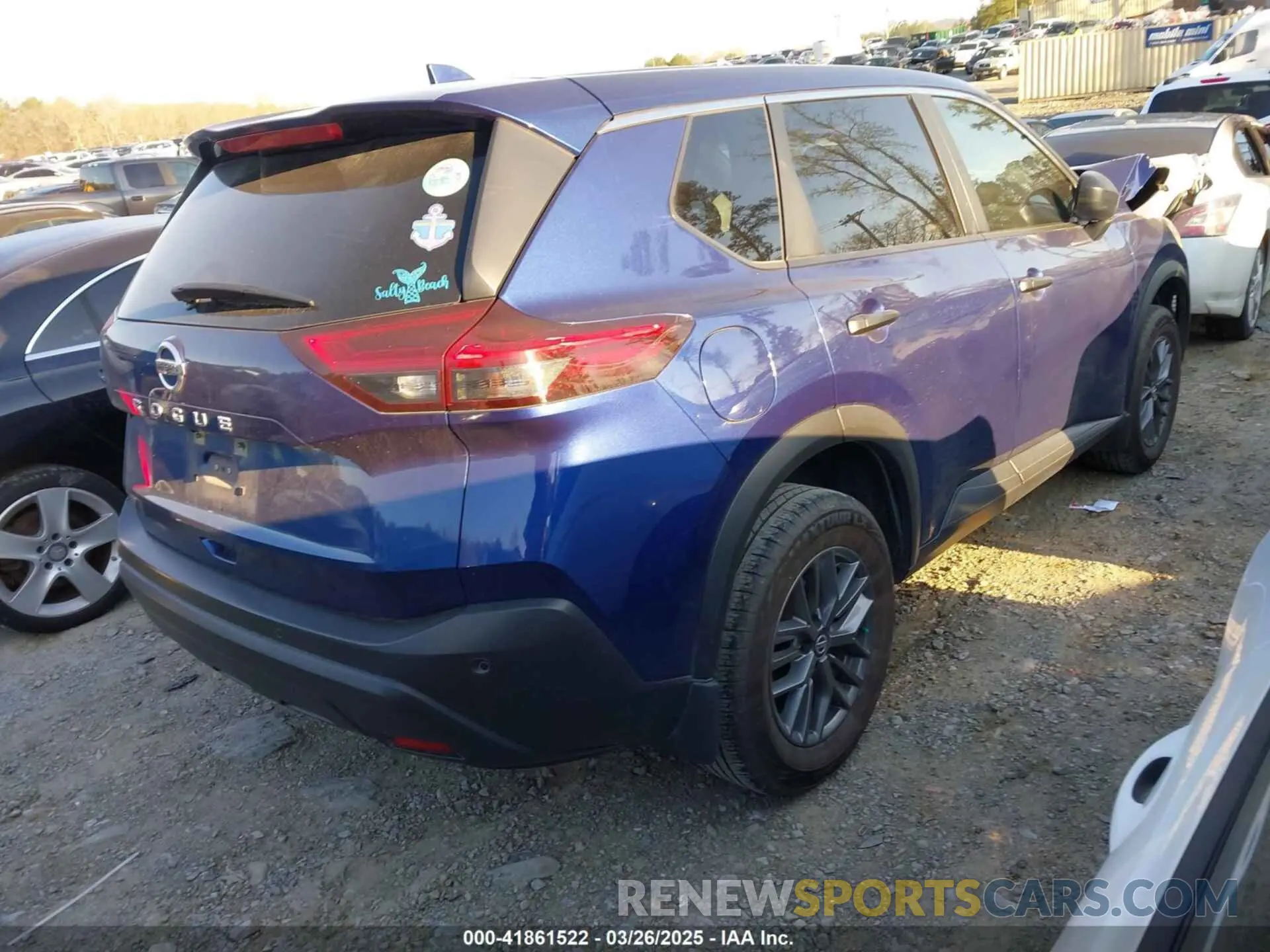 4 Photograph of a damaged car JN8AT3AA8MW018600 NISSAN ROGUE 2021