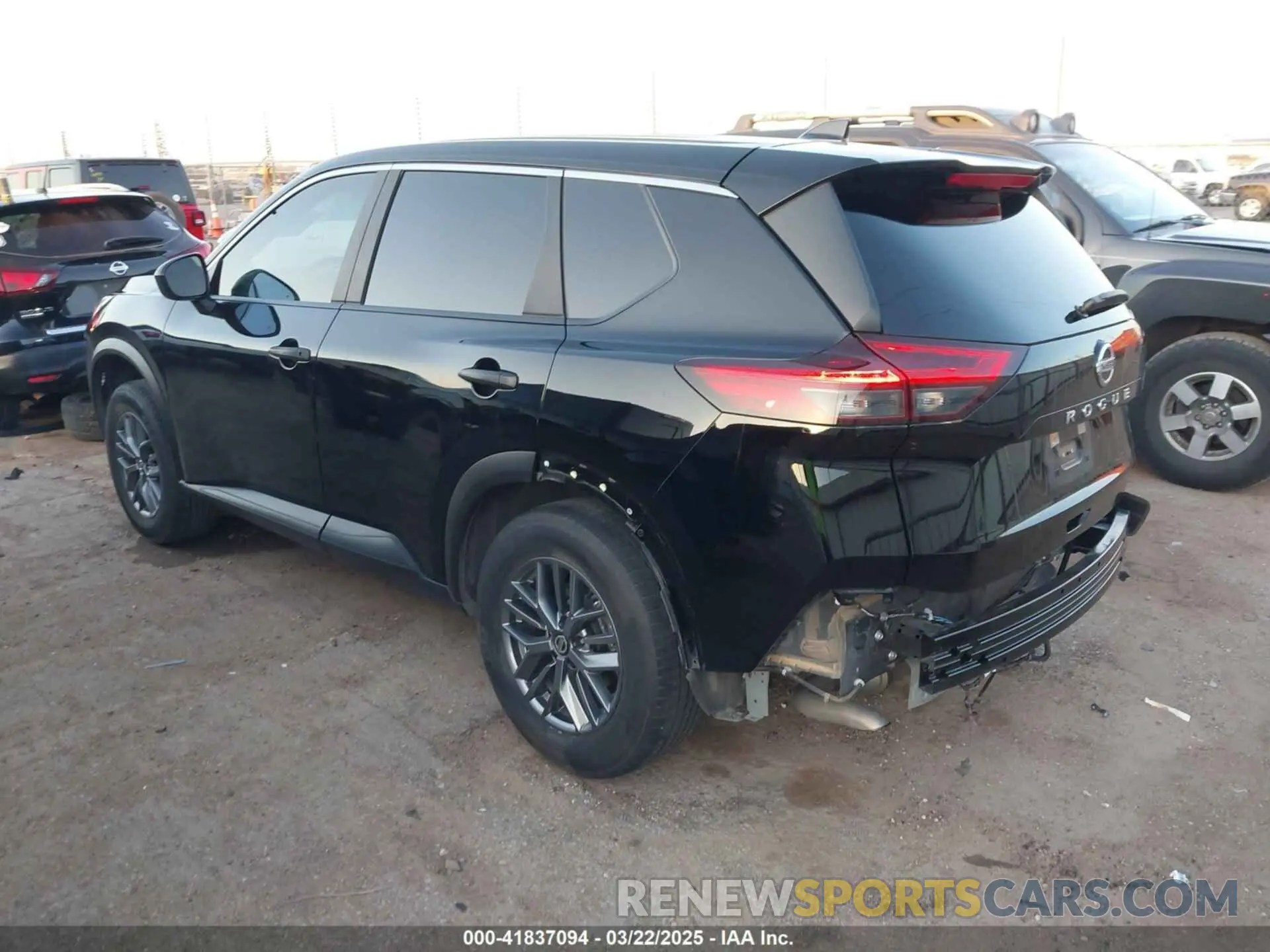 3 Photograph of a damaged car JN8AT3AA9MW004155 NISSAN ROGUE 2021
