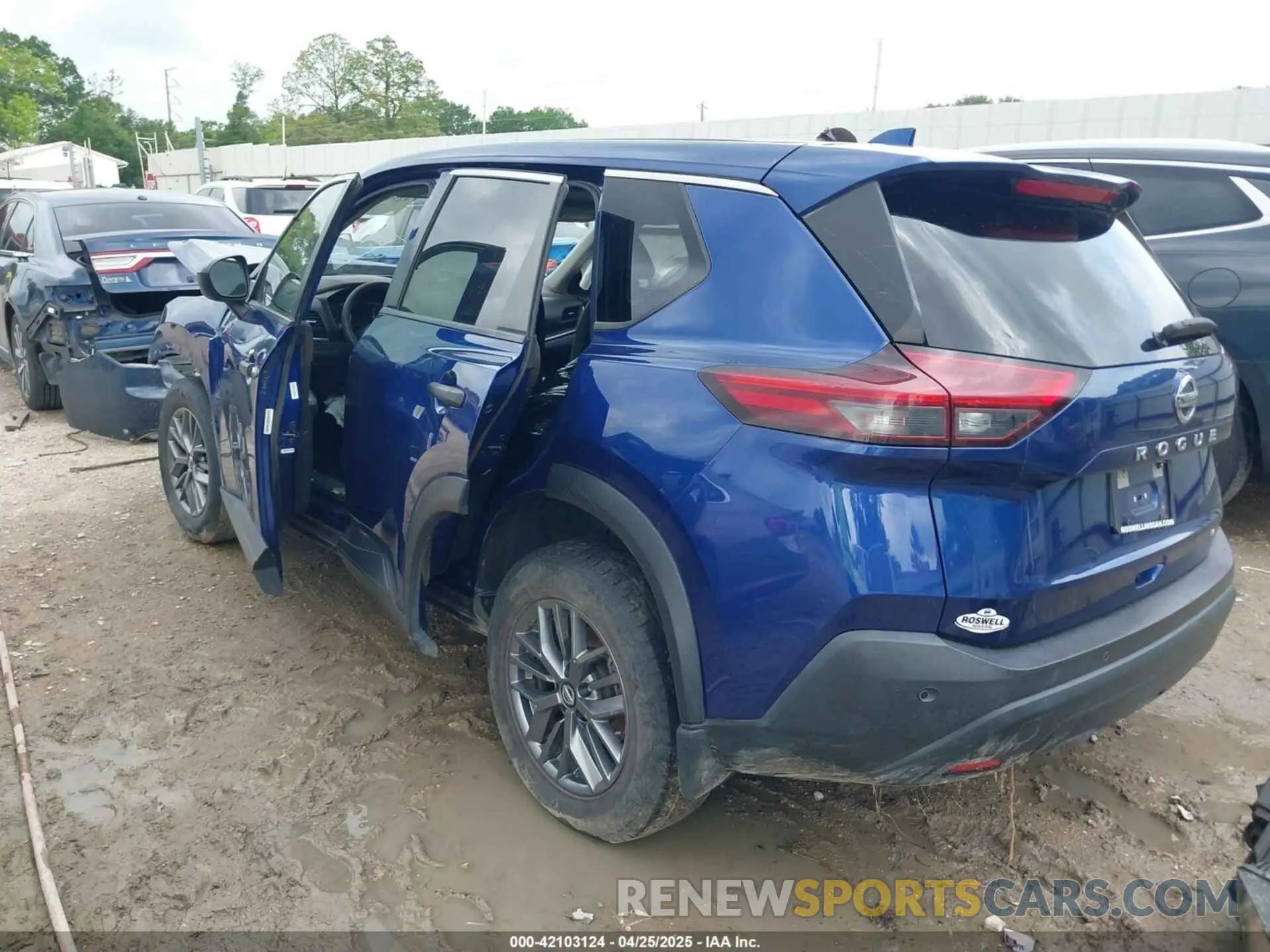 3 Photograph of a damaged car JN8AT3AA9MW011980 NISSAN ROGUE 2021