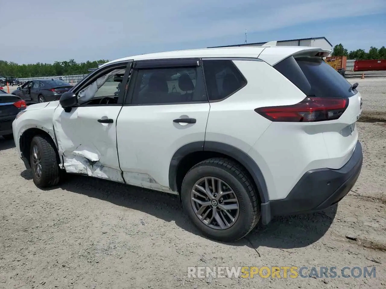 2 Photograph of a damaged car JN8AT3AAXMW001037 NISSAN ROGUE 2021