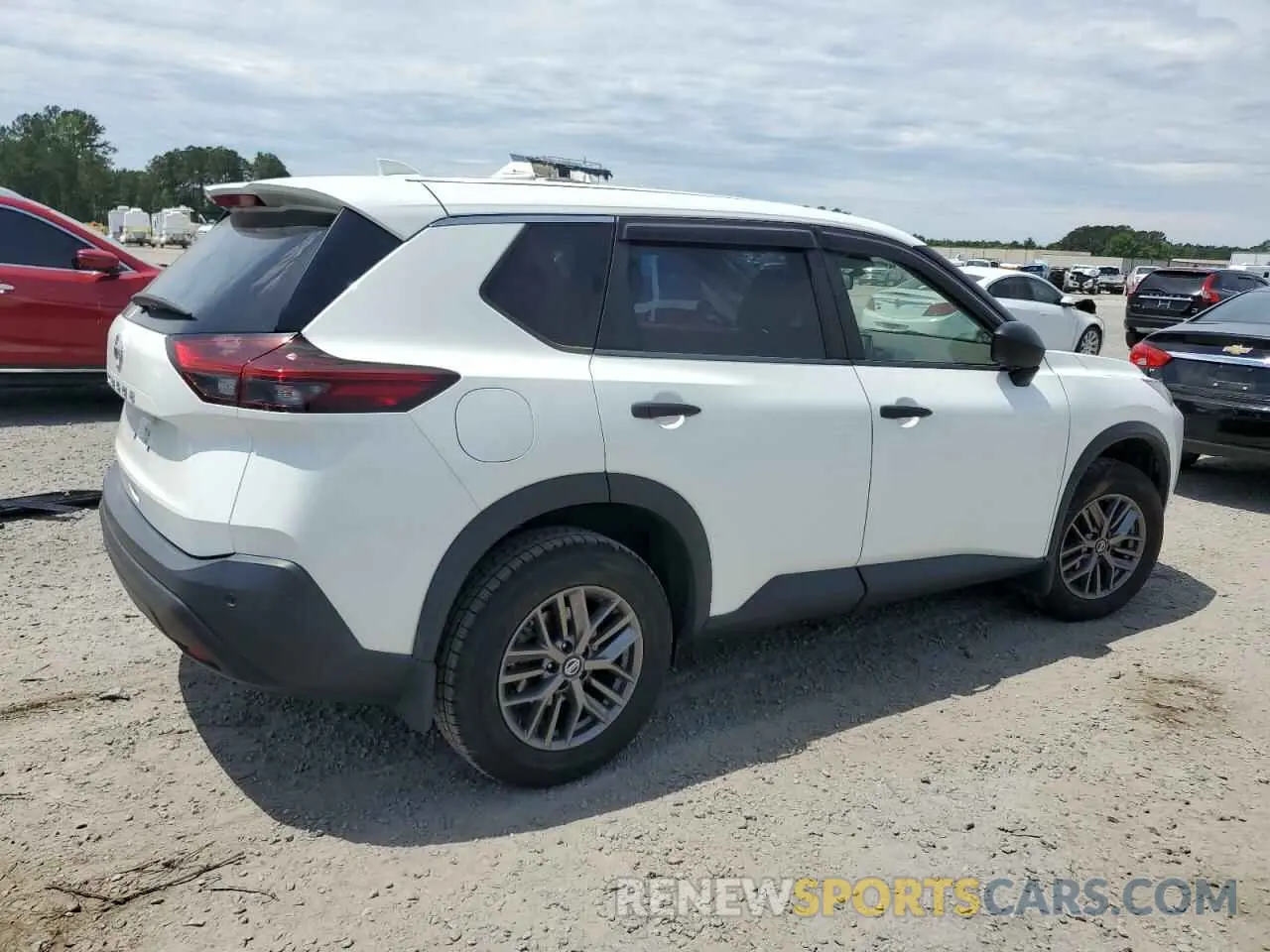 3 Photograph of a damaged car JN8AT3AAXMW001037 NISSAN ROGUE 2021