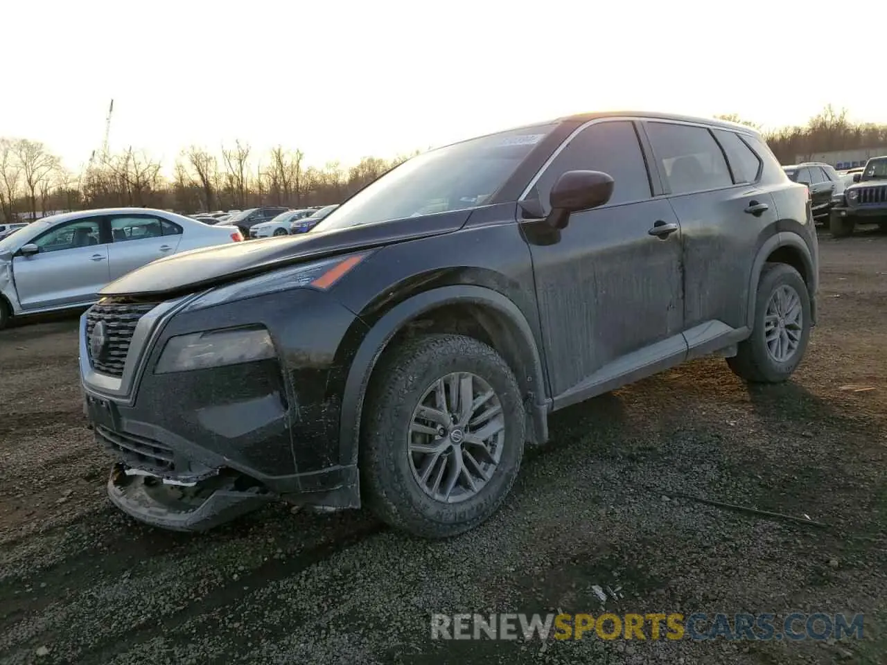 1 Photograph of a damaged car JN8AT3AB0MW223546 NISSAN ROGUE 2021