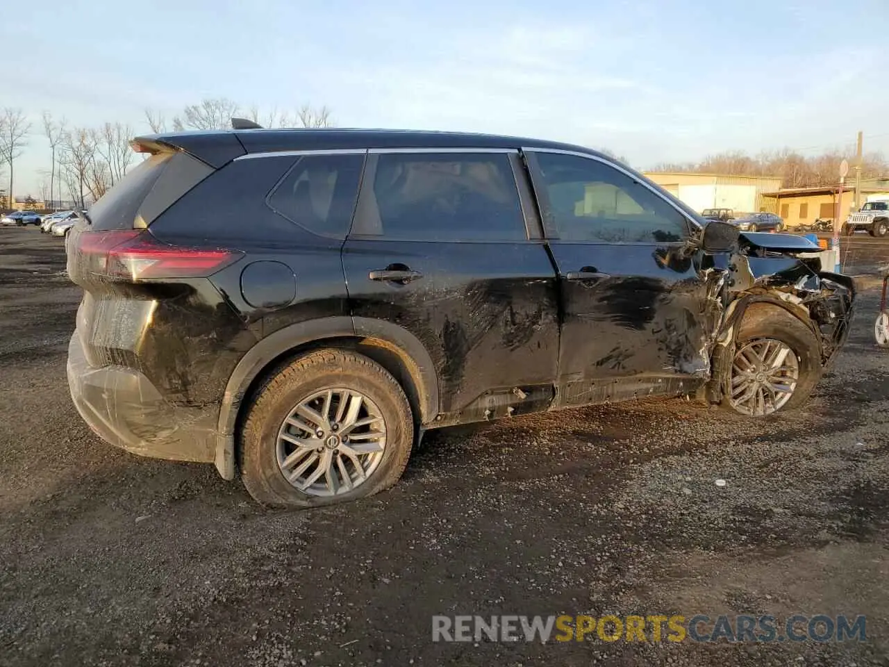 3 Photograph of a damaged car JN8AT3AB0MW223546 NISSAN ROGUE 2021