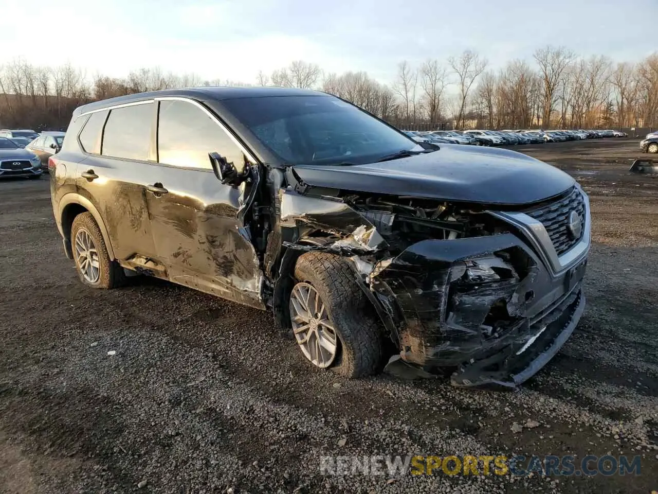 4 Photograph of a damaged car JN8AT3AB0MW223546 NISSAN ROGUE 2021