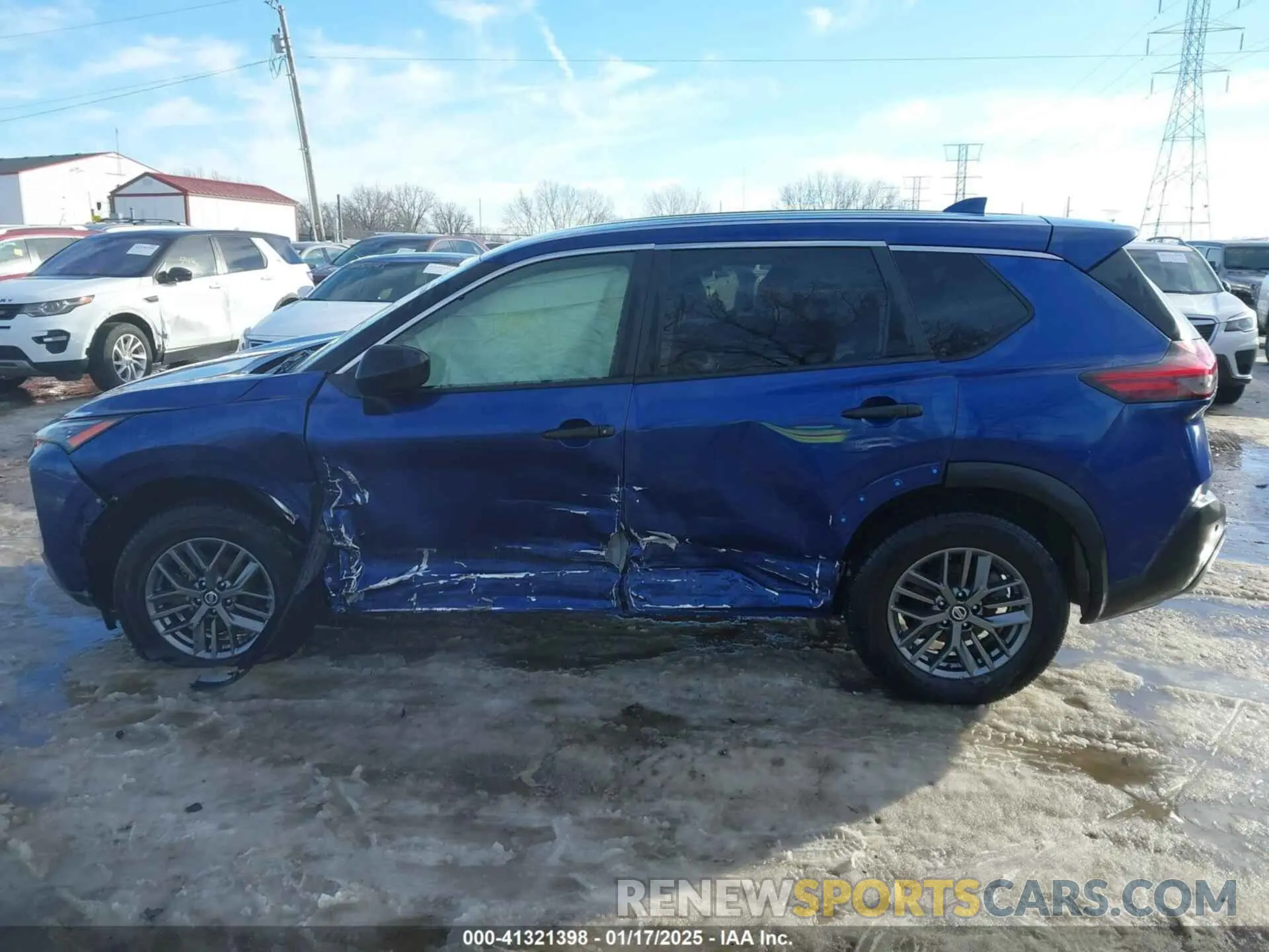 14 Photograph of a damaged car JN8AT3AB1MW225886 NISSAN ROGUE 2021