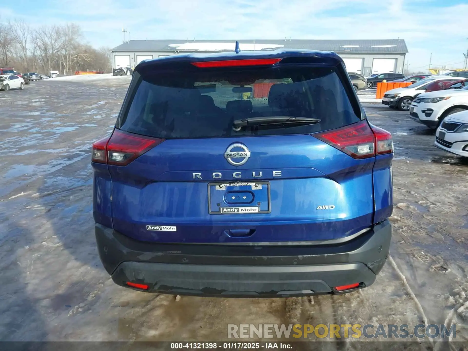 16 Photograph of a damaged car JN8AT3AB1MW225886 NISSAN ROGUE 2021