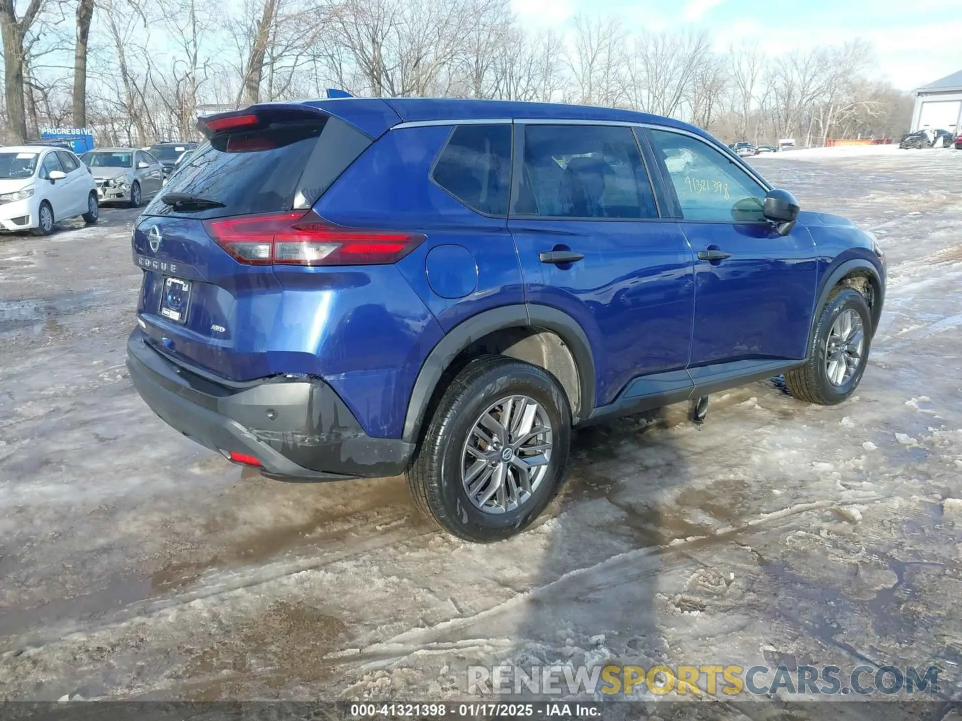 4 Photograph of a damaged car JN8AT3AB1MW225886 NISSAN ROGUE 2021