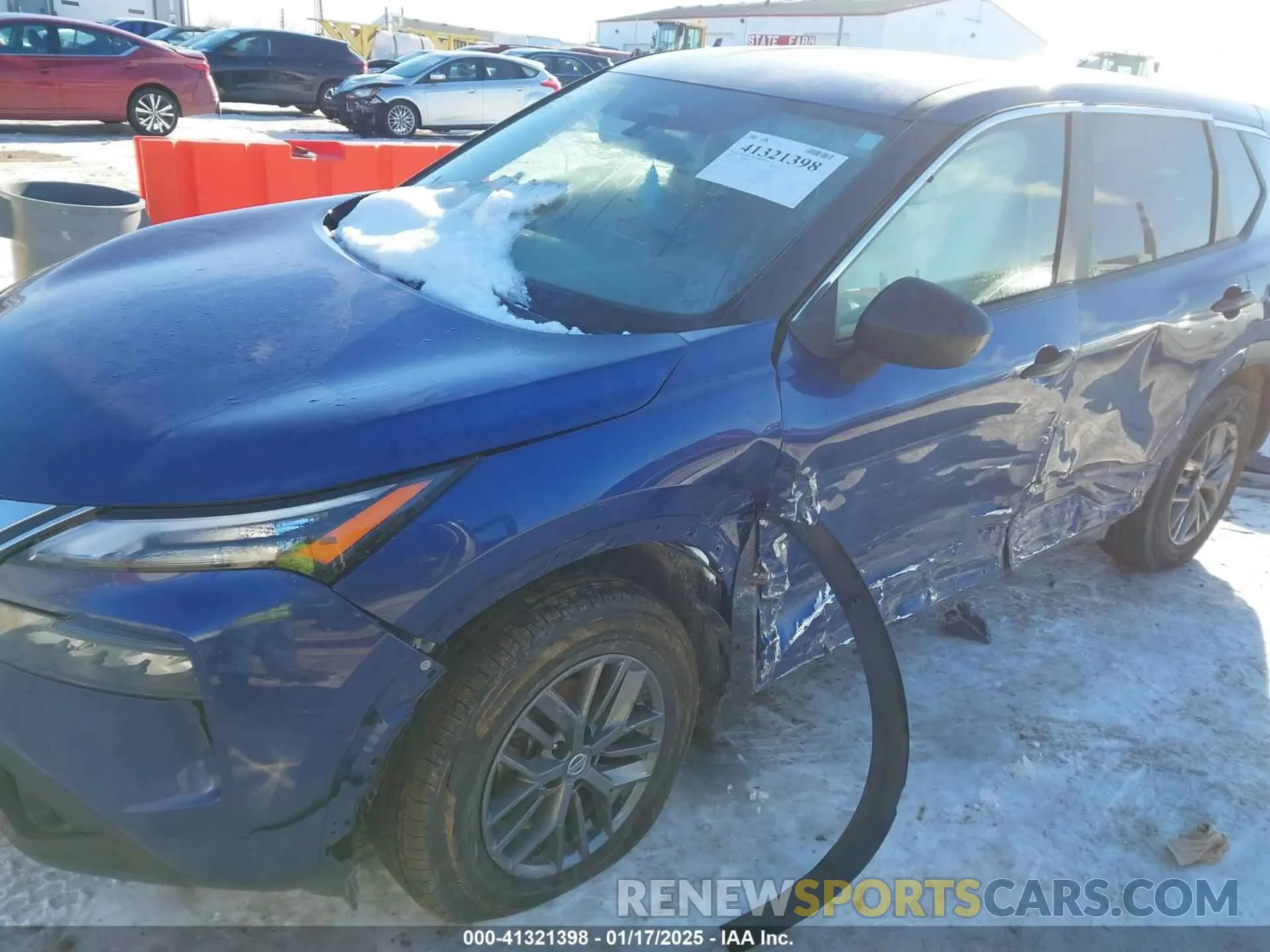 6 Photograph of a damaged car JN8AT3AB1MW225886 NISSAN ROGUE 2021