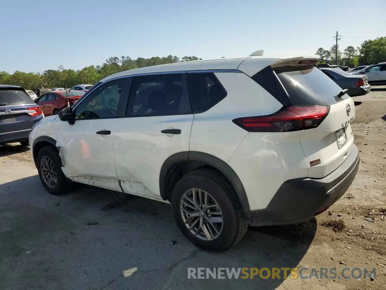 2 Photograph of a damaged car JN8AT3AB3MW224464 NISSAN ROGUE 2021