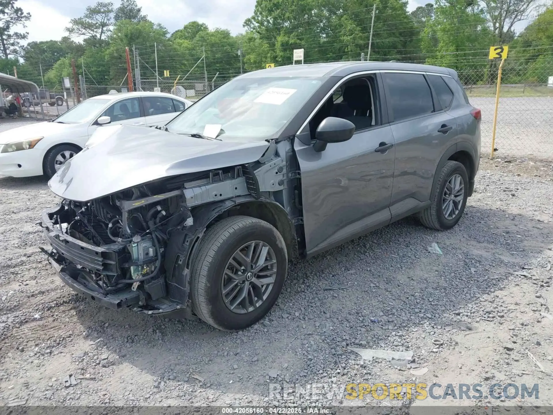 2 Photograph of a damaged car JN8AT3AB4MW200867 NISSAN ROGUE 2021