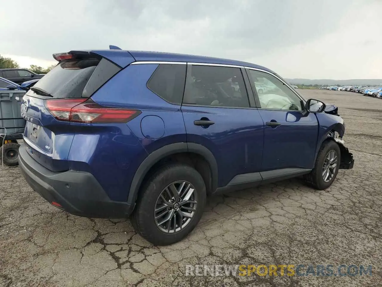 3 Photograph of a damaged car JN8AT3AB4MW226224 NISSAN ROGUE 2021