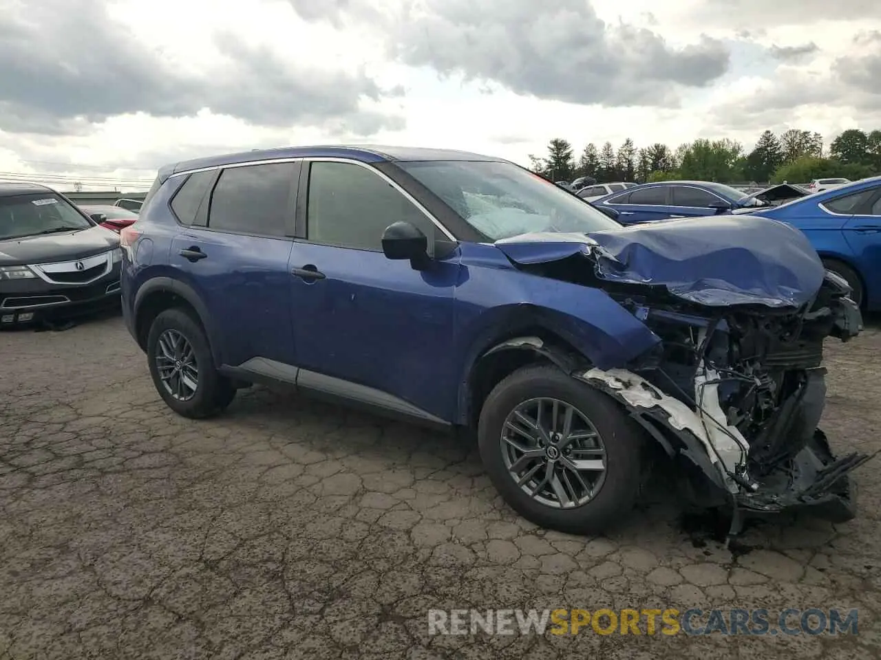 4 Photograph of a damaged car JN8AT3AB4MW226224 NISSAN ROGUE 2021
