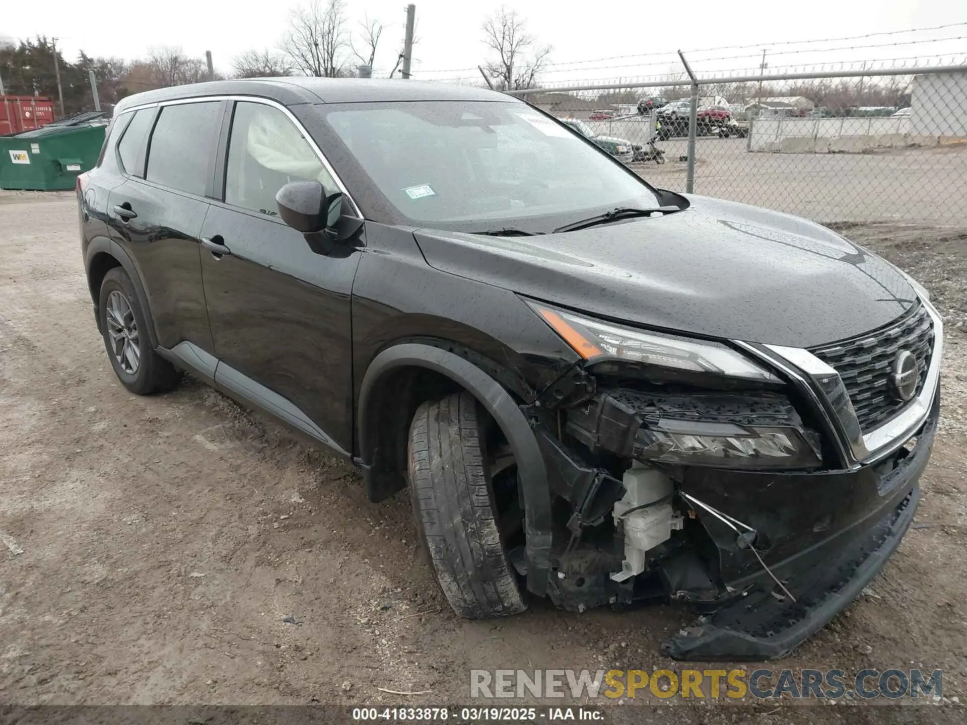 1 Photograph of a damaged car JN8AT3AB5MW209478 NISSAN ROGUE 2021