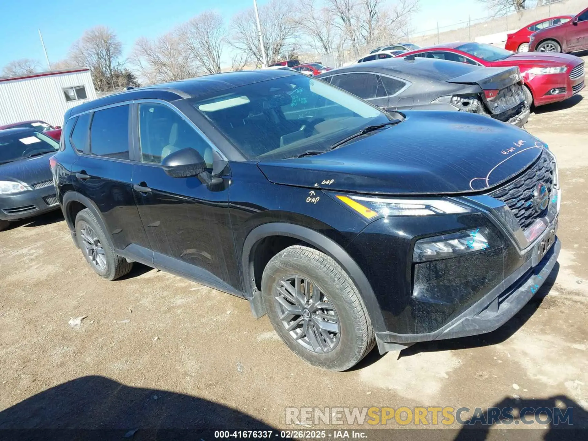 1 Photograph of a damaged car JN8AT3AB7MW211782 NISSAN ROGUE 2021