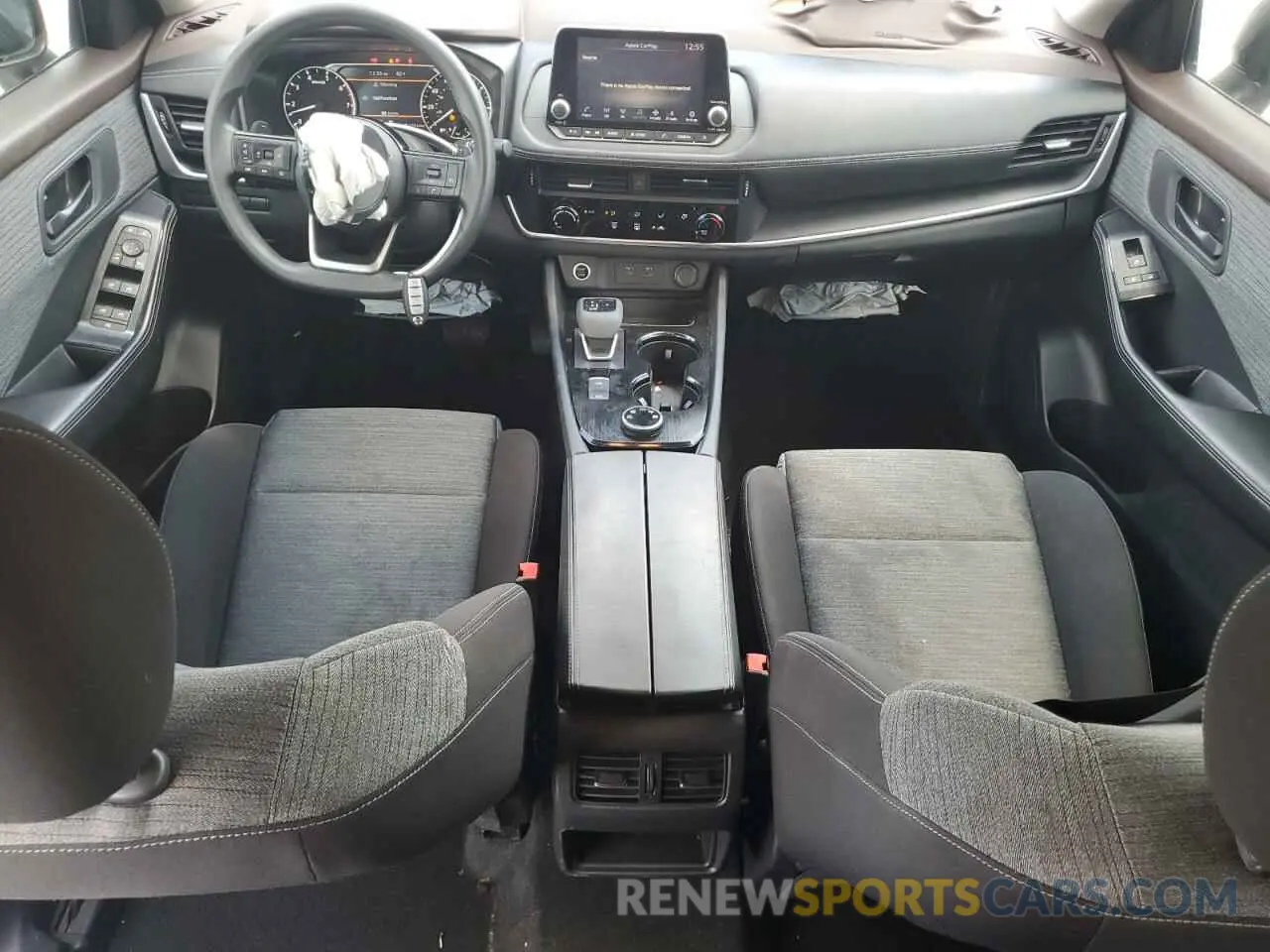 8 Photograph of a damaged car JN8AT3ABXMW206382 NISSAN ROGUE 2021