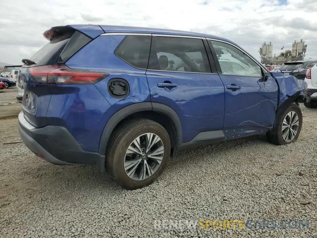 3 Photograph of a damaged car JN8AT3BA0MW007802 NISSAN ROGUE 2021