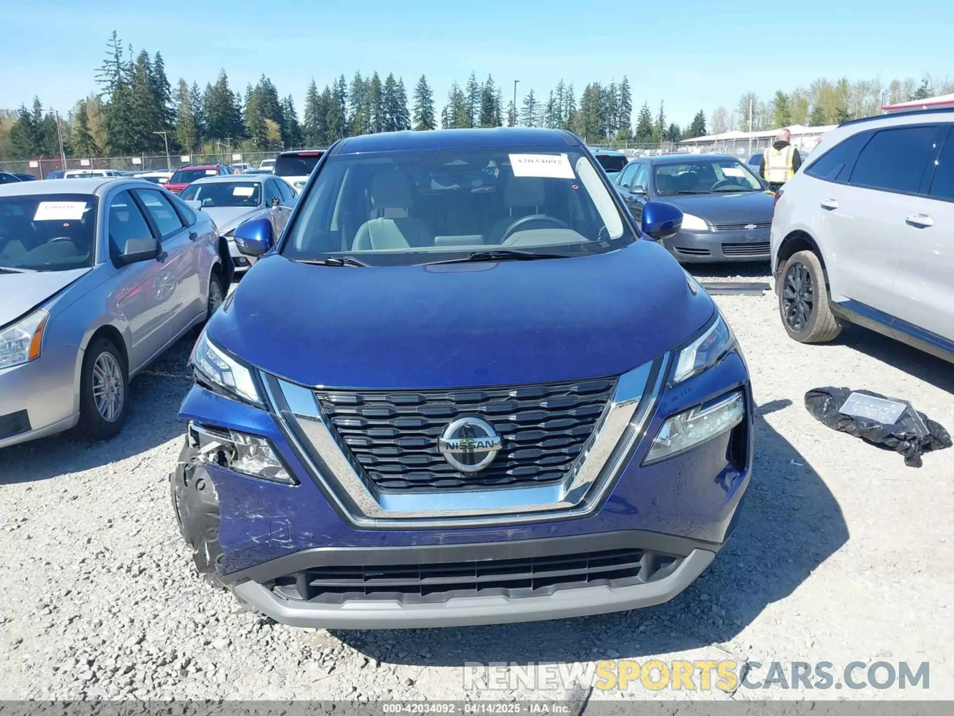 13 Photograph of a damaged car JN8AT3BA0MW007993 NISSAN ROGUE 2021