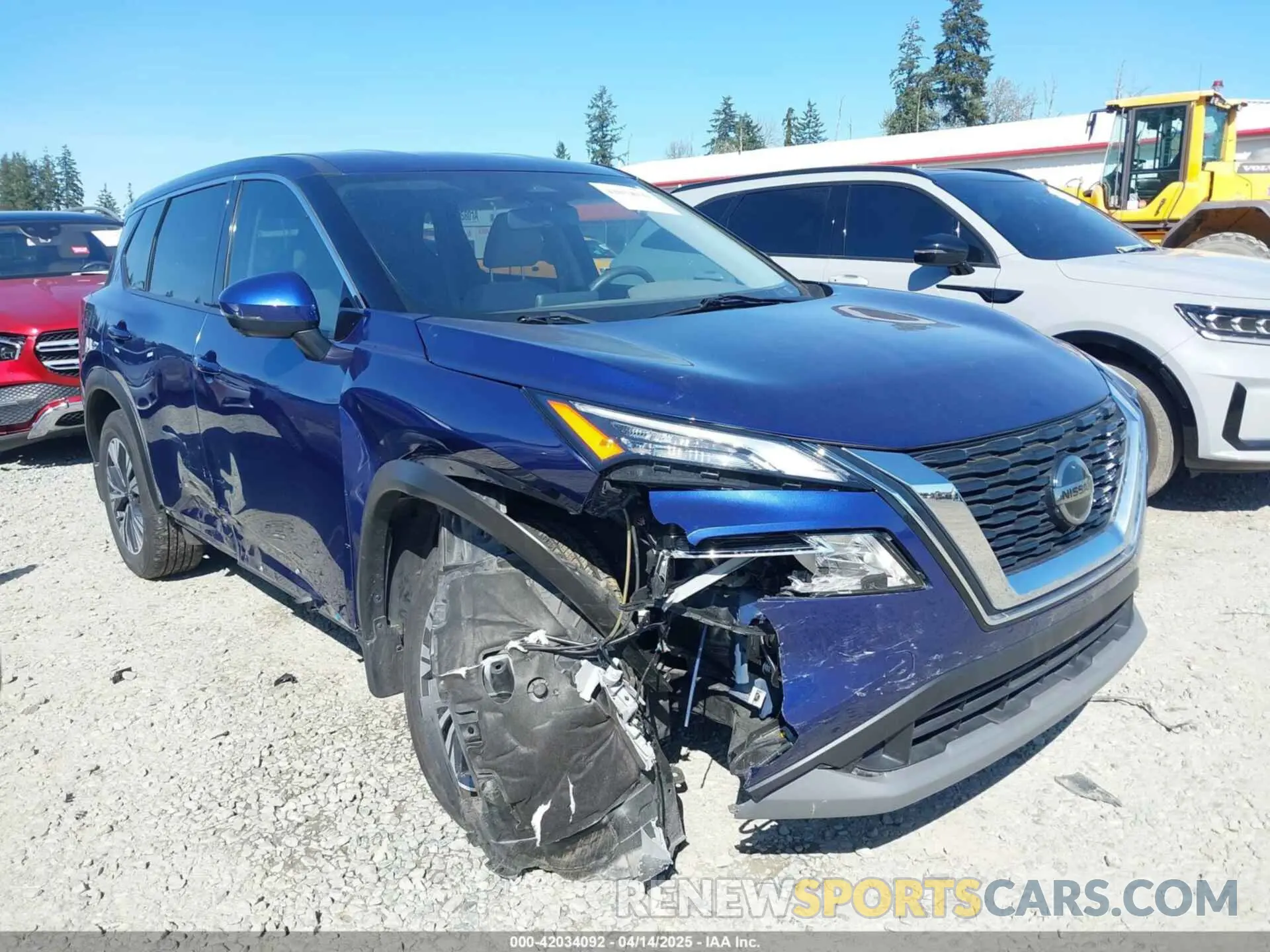 6 Photograph of a damaged car JN8AT3BA0MW007993 NISSAN ROGUE 2021