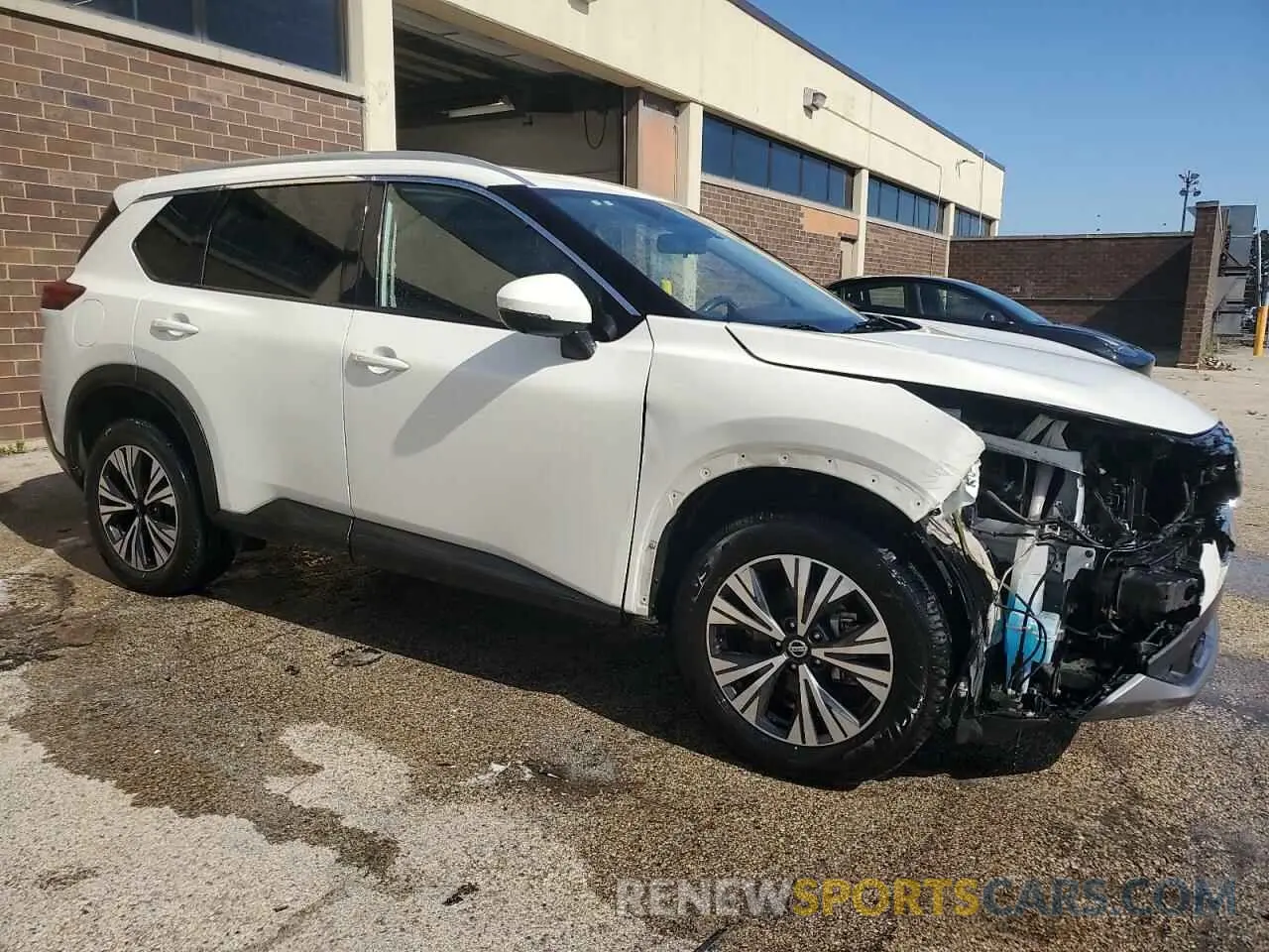 4 Photograph of a damaged car JN8AT3BA0MW023711 NISSAN ROGUE 2021