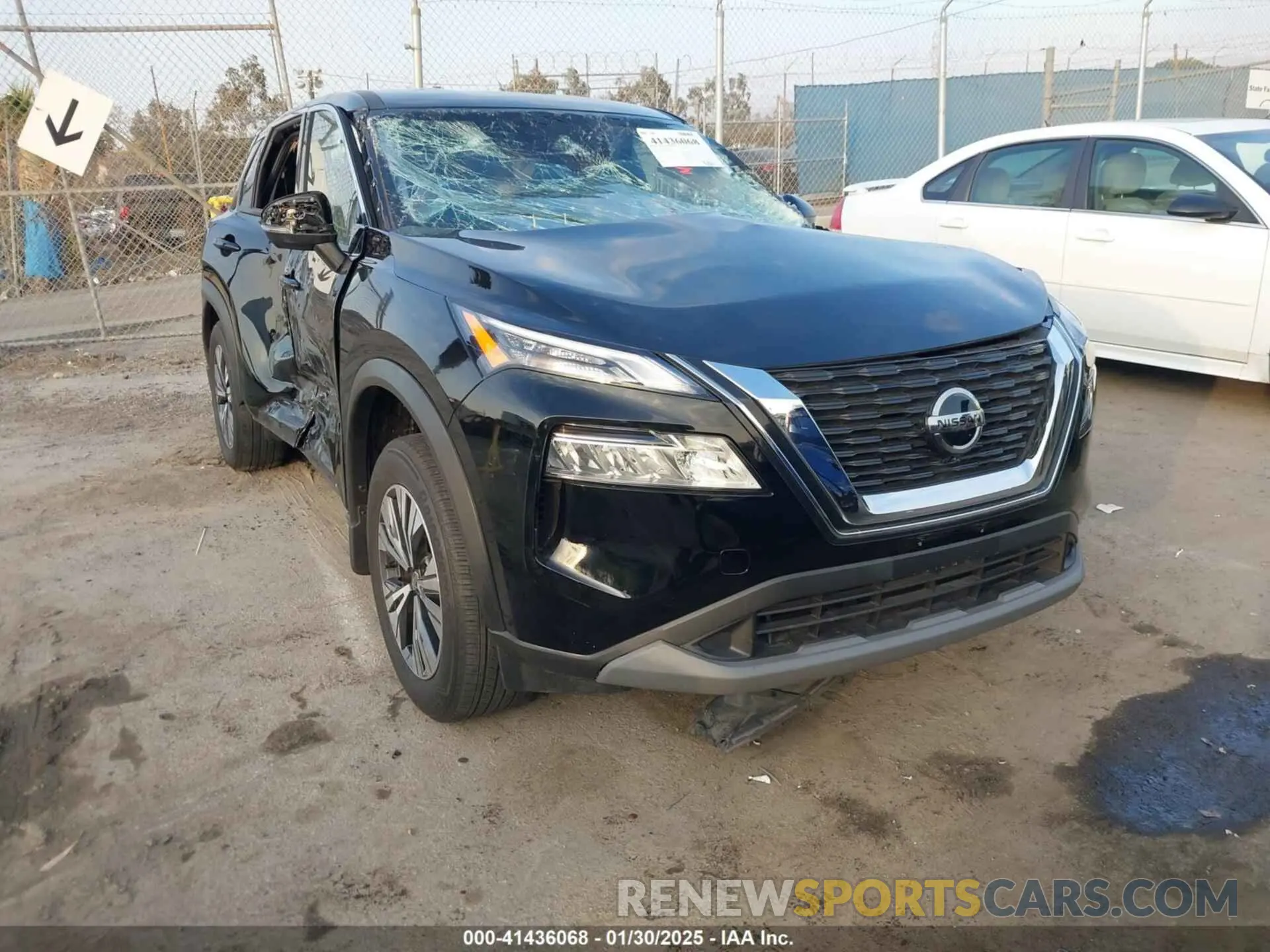 1 Photograph of a damaged car JN8AT3BA1MW001832 NISSAN ROGUE 2021