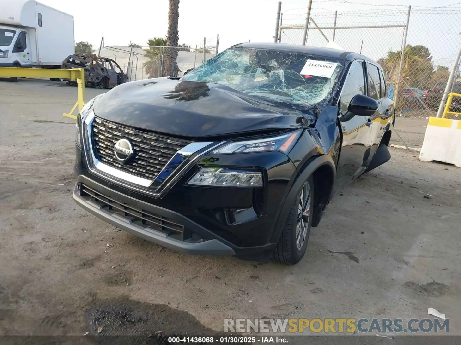 2 Photograph of a damaged car JN8AT3BA1MW001832 NISSAN ROGUE 2021