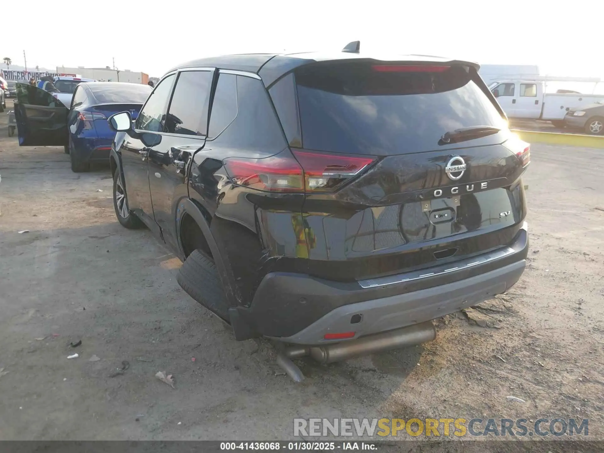 3 Photograph of a damaged car JN8AT3BA1MW001832 NISSAN ROGUE 2021