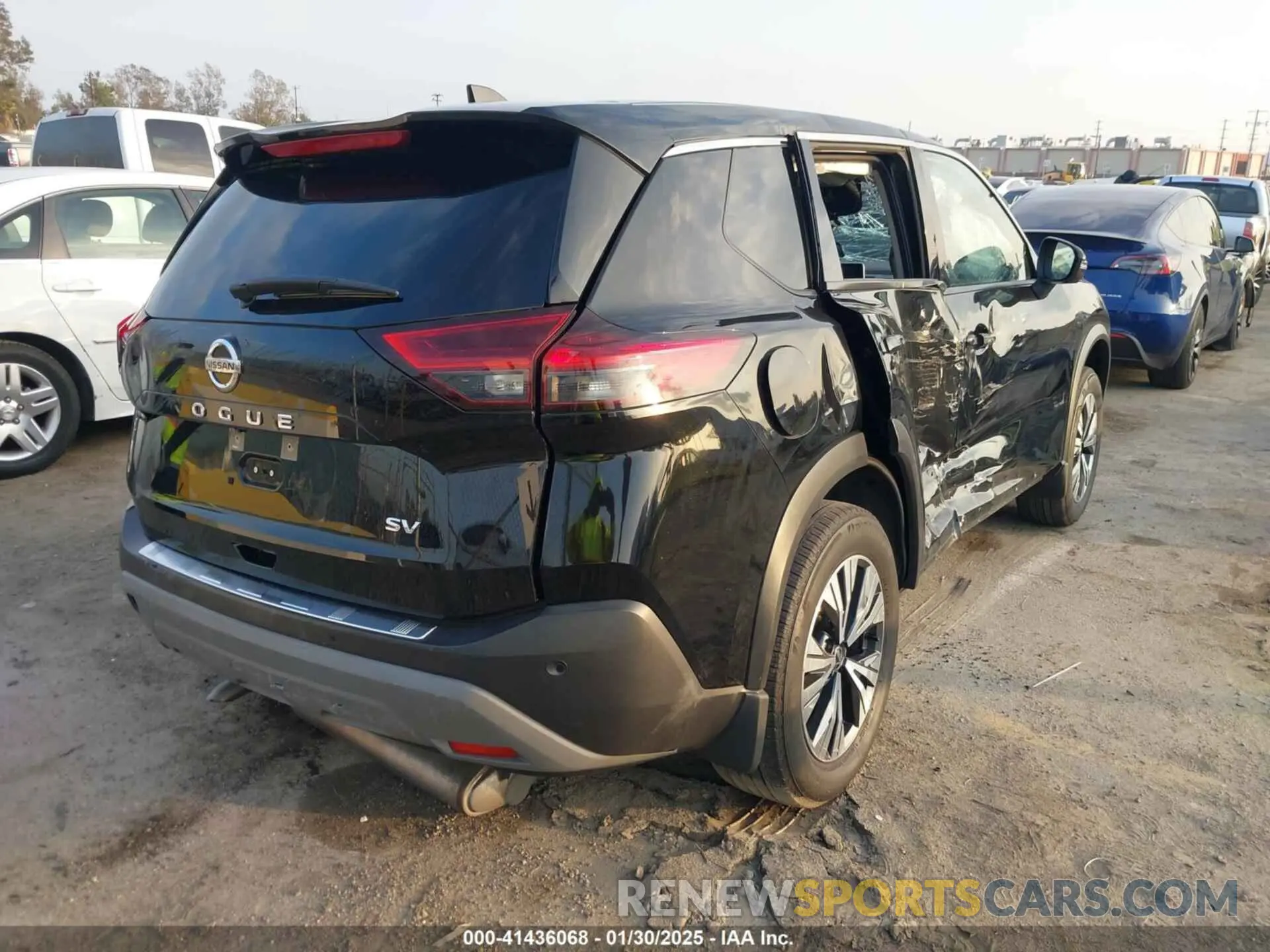 4 Photograph of a damaged car JN8AT3BA1MW001832 NISSAN ROGUE 2021