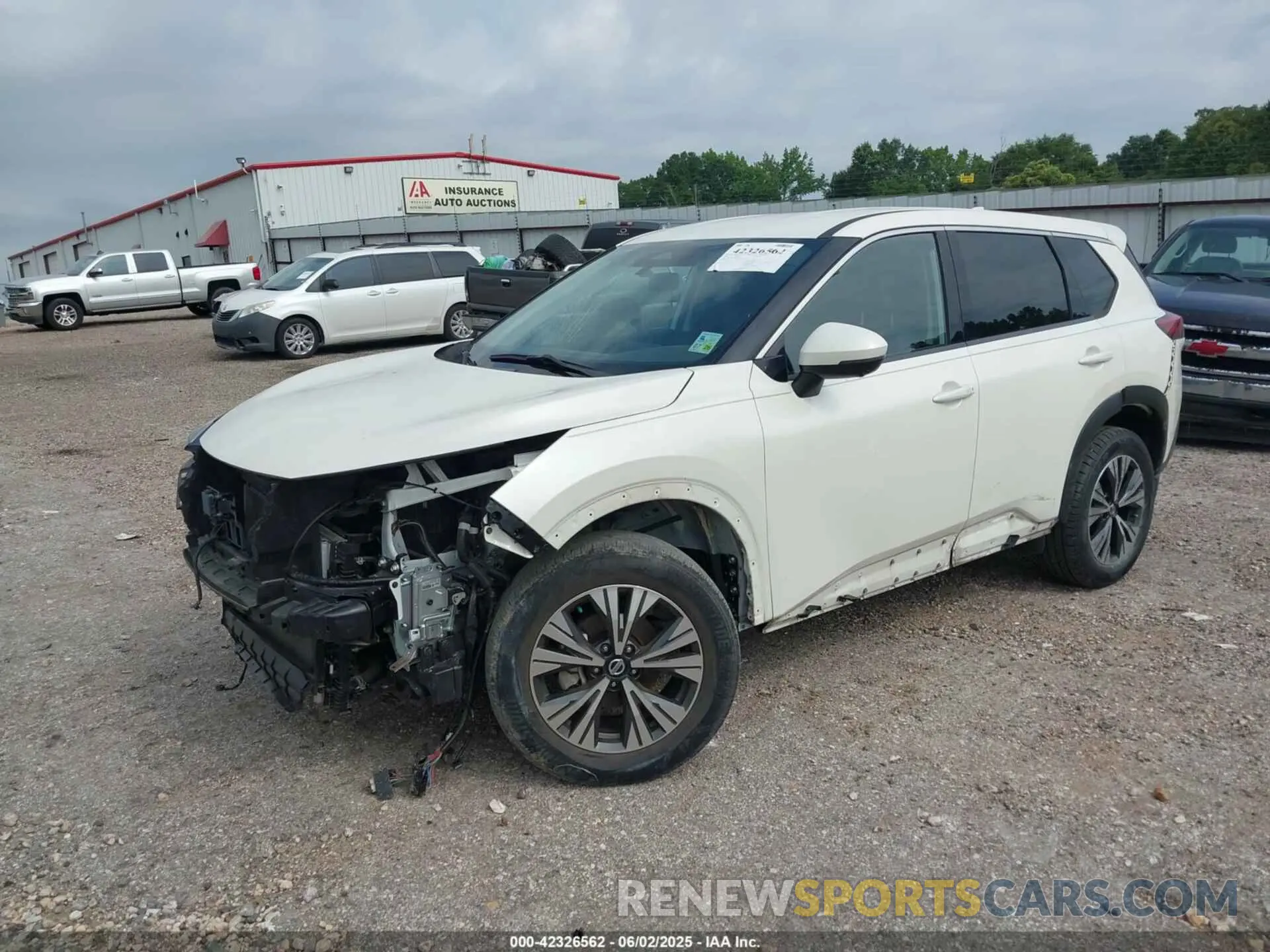 2 Photograph of a damaged car JN8AT3BA1MW003936 NISSAN ROGUE 2021