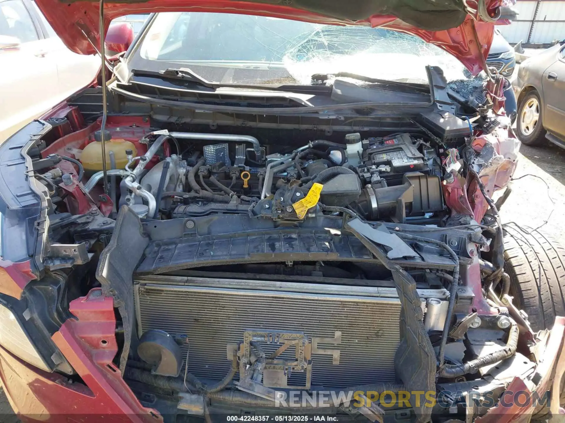 10 Photograph of a damaged car JN8AT3BA1MW010658 NISSAN ROGUE 2021