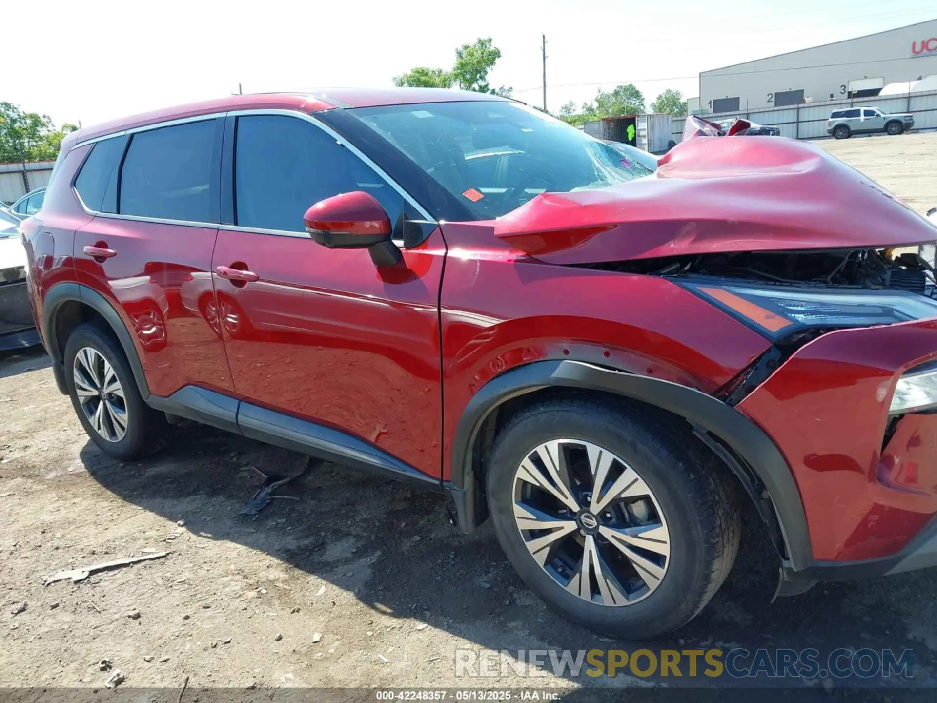 14 Photograph of a damaged car JN8AT3BA1MW010658 NISSAN ROGUE 2021
